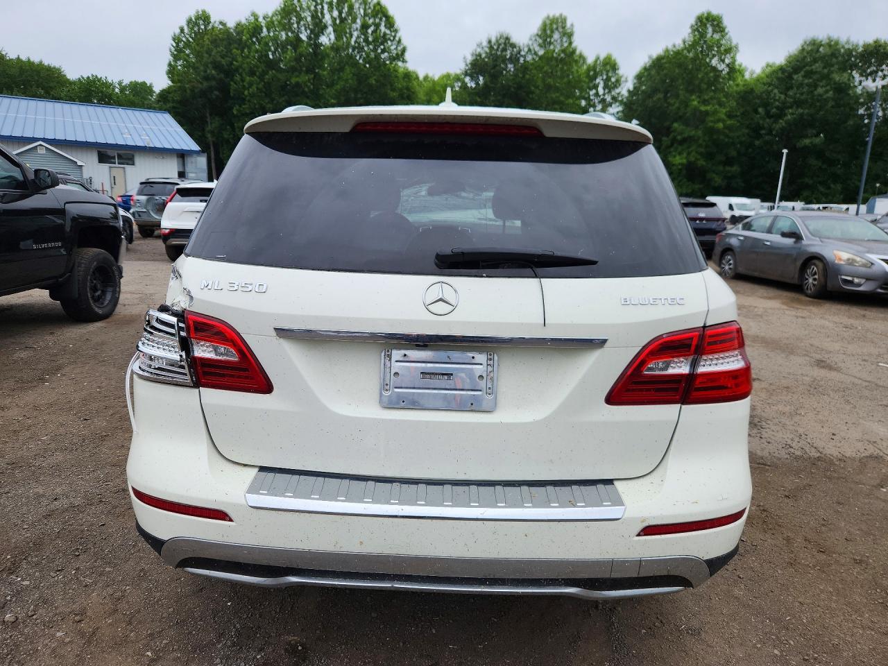 2012 Mercedes-benz Ml 350 Bluetec White vin: 4JGDA2EB5CA031257