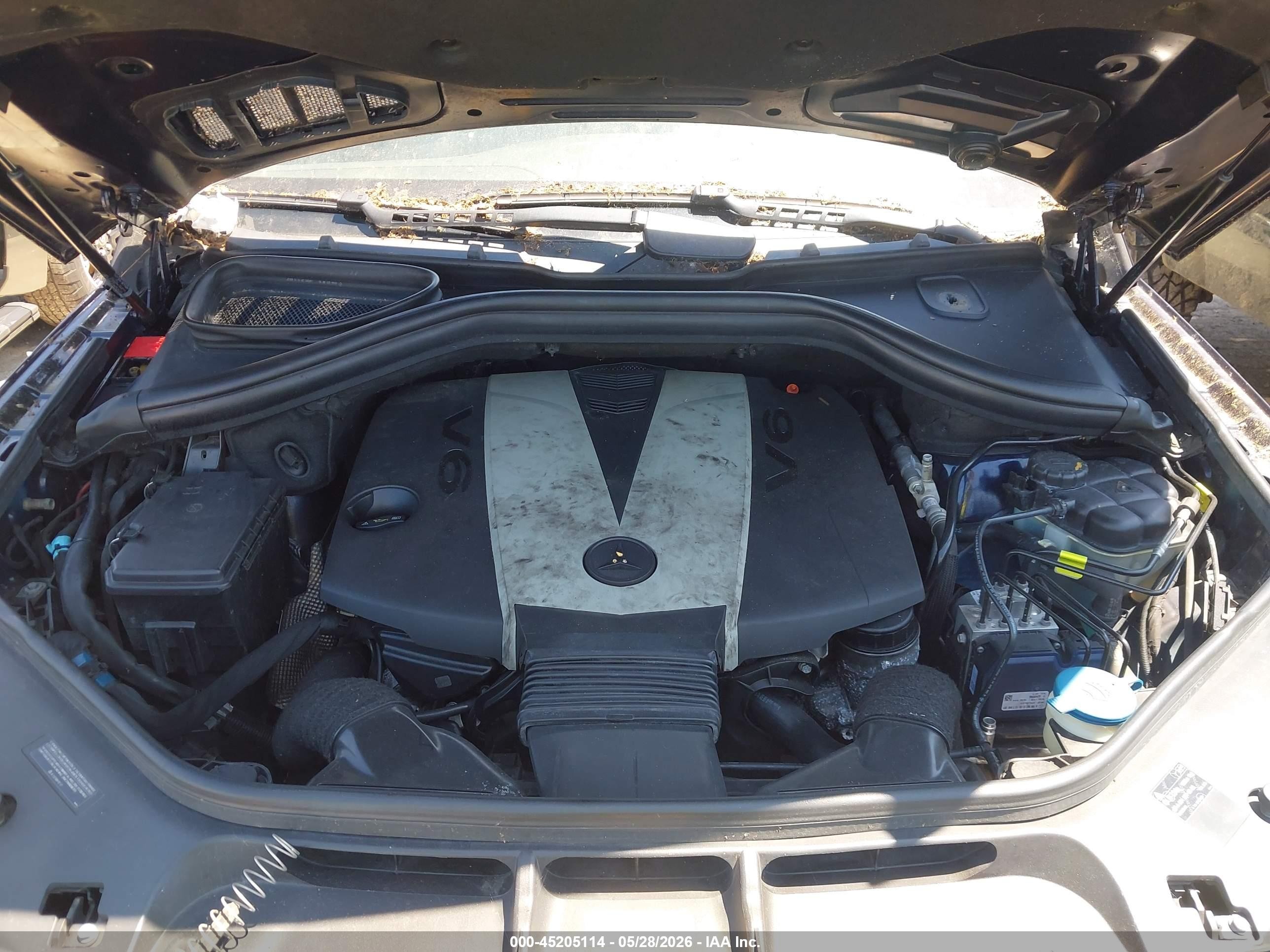2012 Mercedes-benz Ml 350 Bluetec 4matic Синий vin: 4JGDA2EB5CA057373