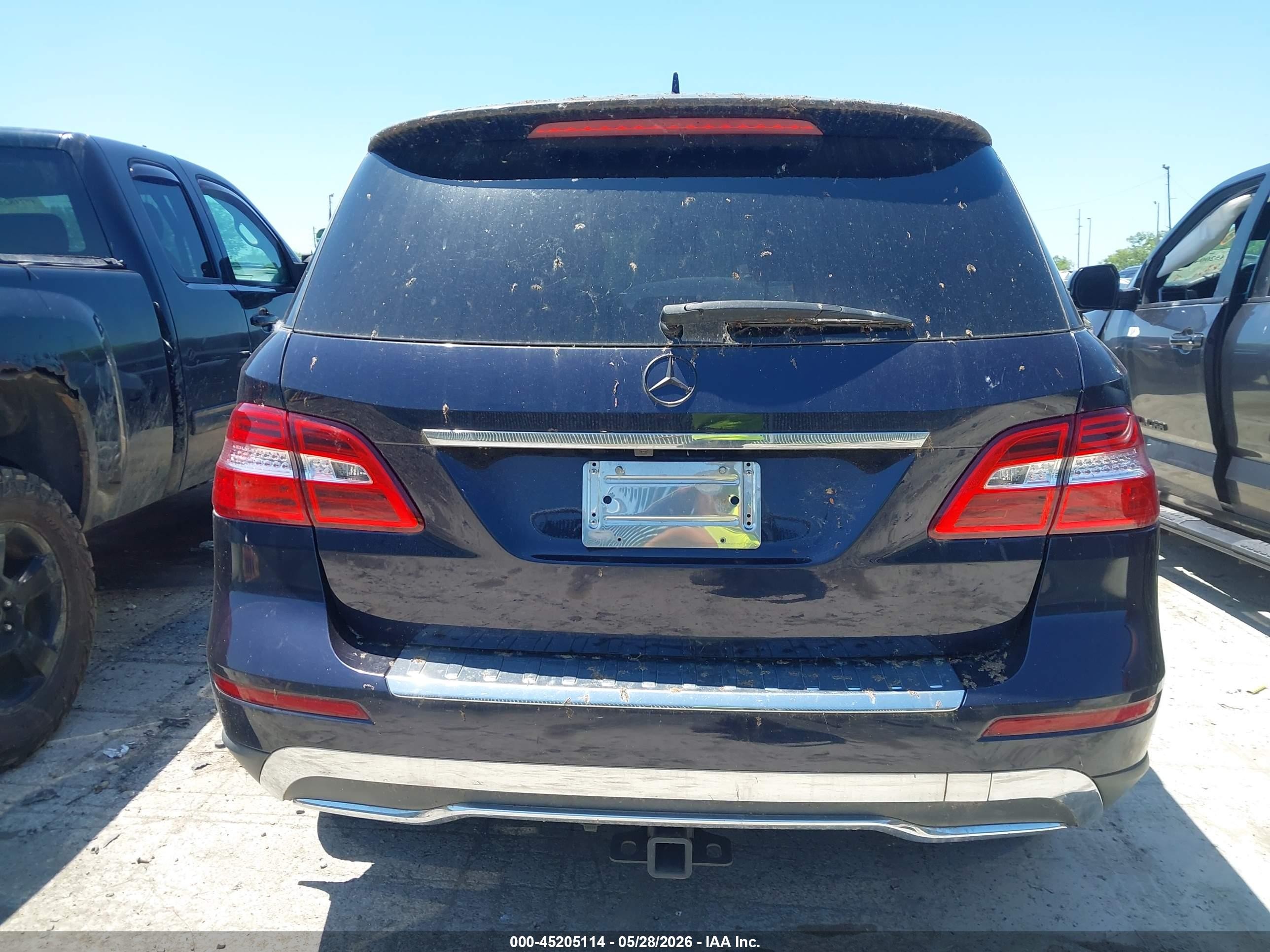 2012 Mercedes-benz Ml 350 Bluetec 4matic Синий vin: 4JGDA2EB5CA057373