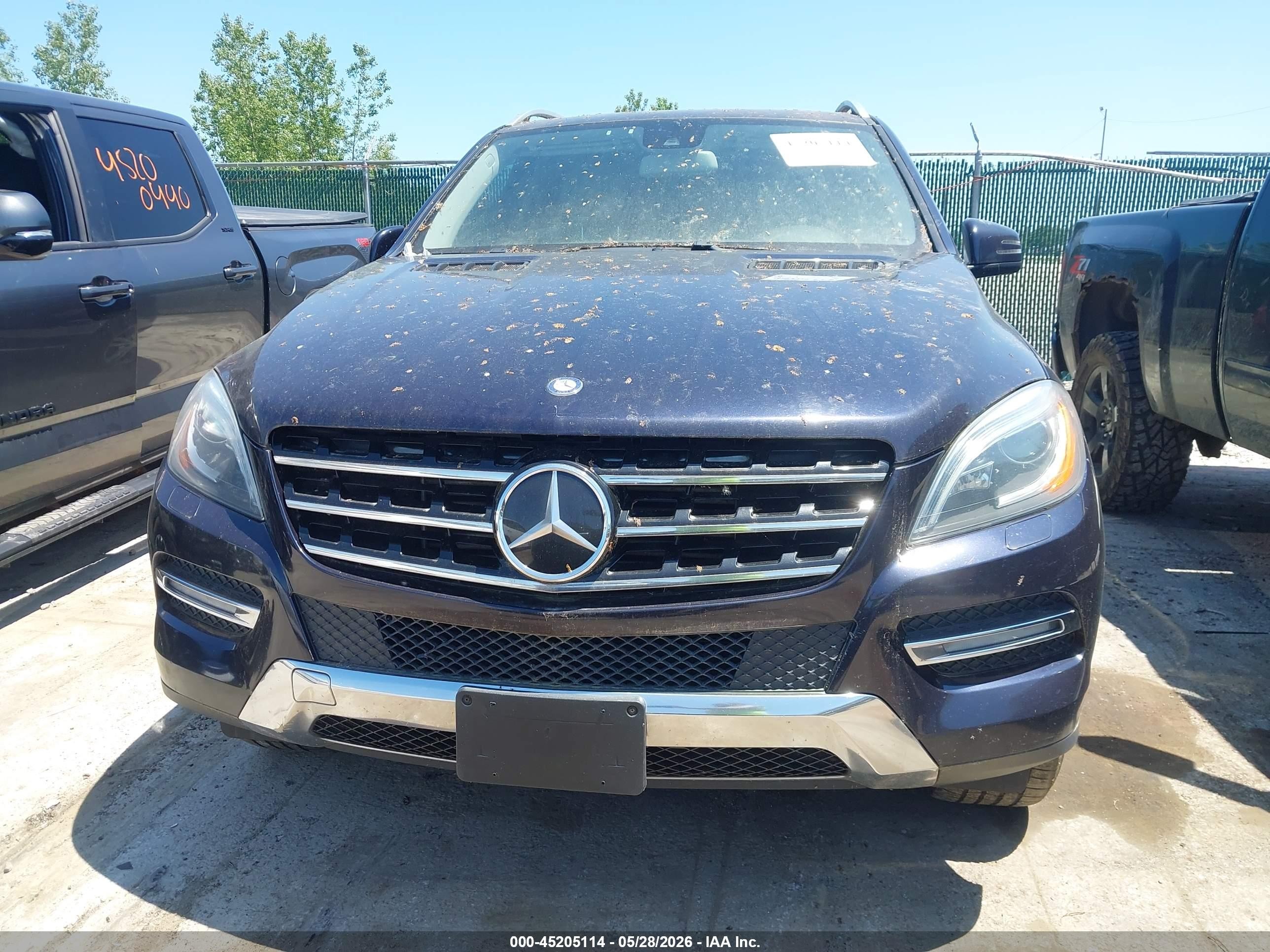 2012 Mercedes-benz Ml 350 Bluetec 4matic Синий vin: 4JGDA2EB5CA057373