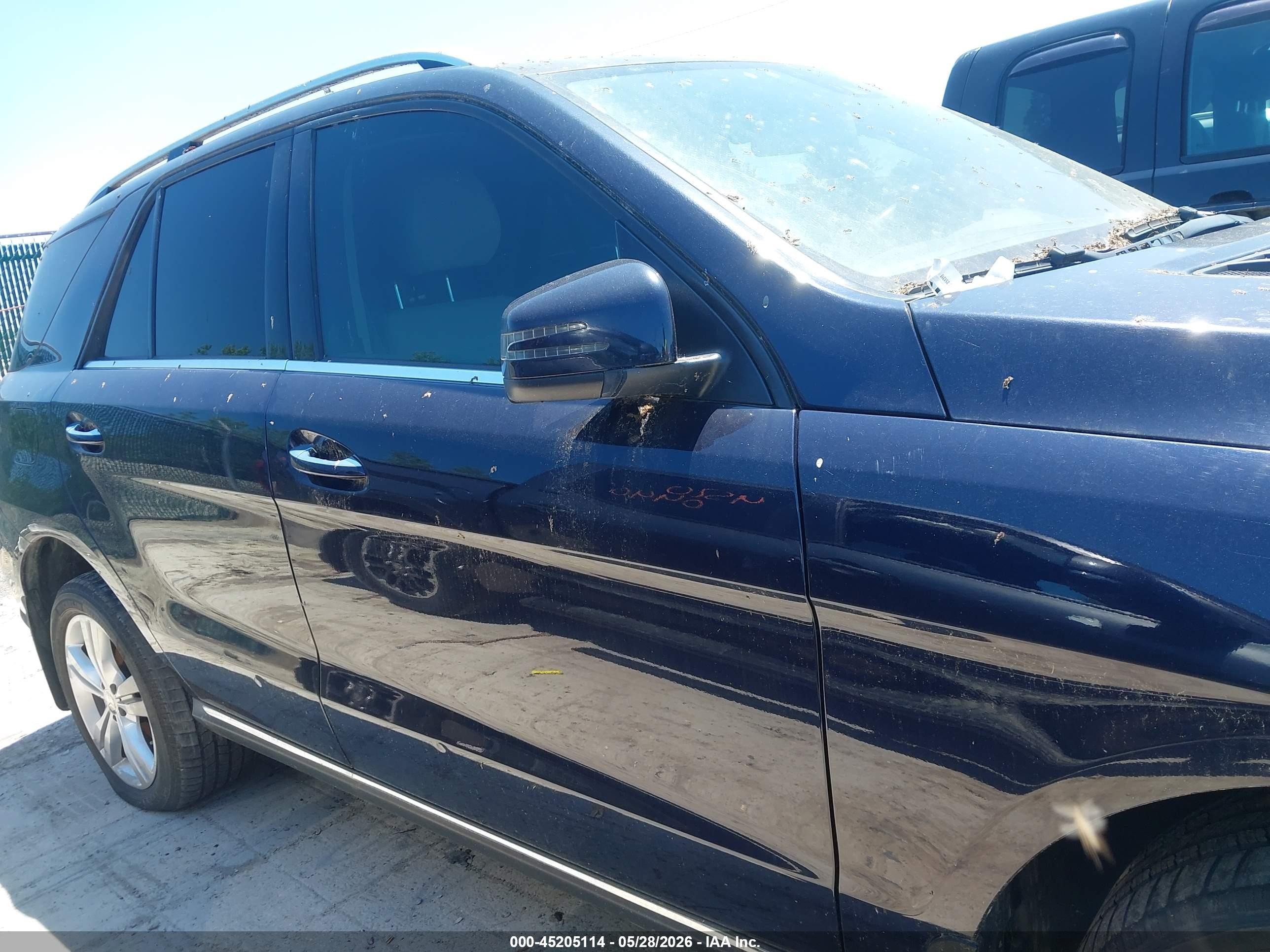 2012 Mercedes-benz Ml 350 Bluetec 4matic Синий vin: 4JGDA2EB5CA057373