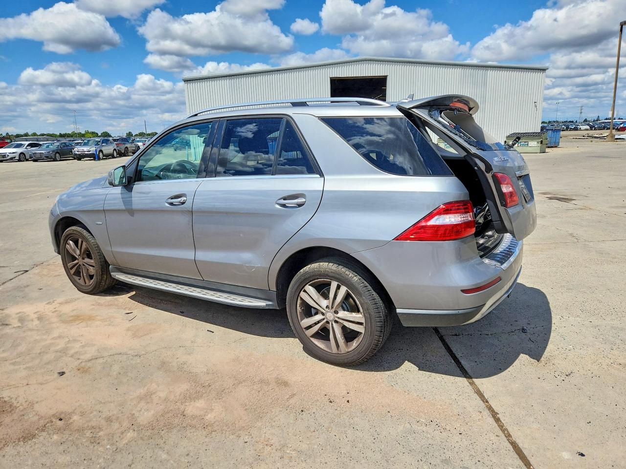 2012 Mercedes-benz Ml 350 Bluetec Silver vin: 4JGDA2EB5CA074254