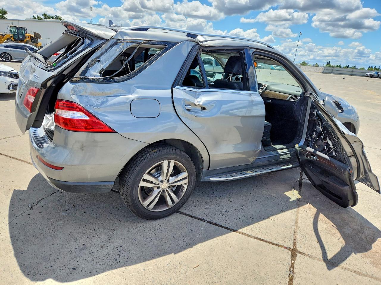 2012 Mercedes-benz Ml 350 Bluetec Silver vin: 4JGDA2EB5CA074254