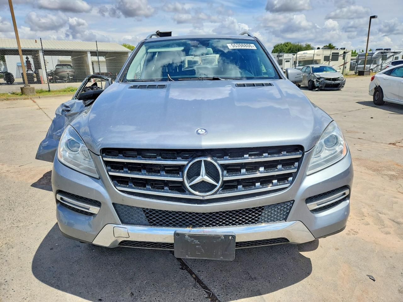 2012 Mercedes-benz Ml 350 Bluetec Silver vin: 4JGDA2EB5CA074254