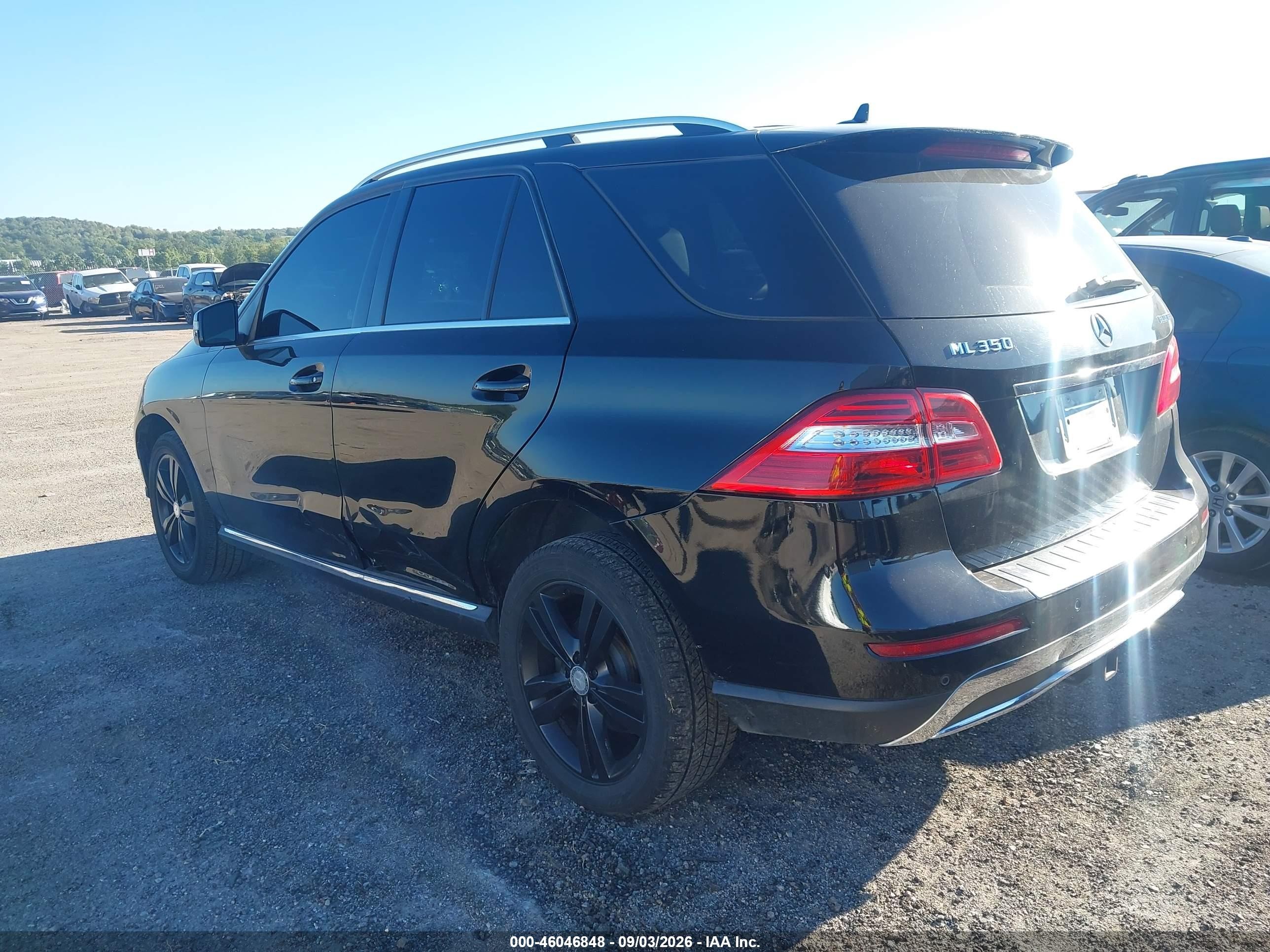 2014 Mercedes-benz Ml 350 Bluetec 4matic Black vin: 4JGDA2EB5EA268186