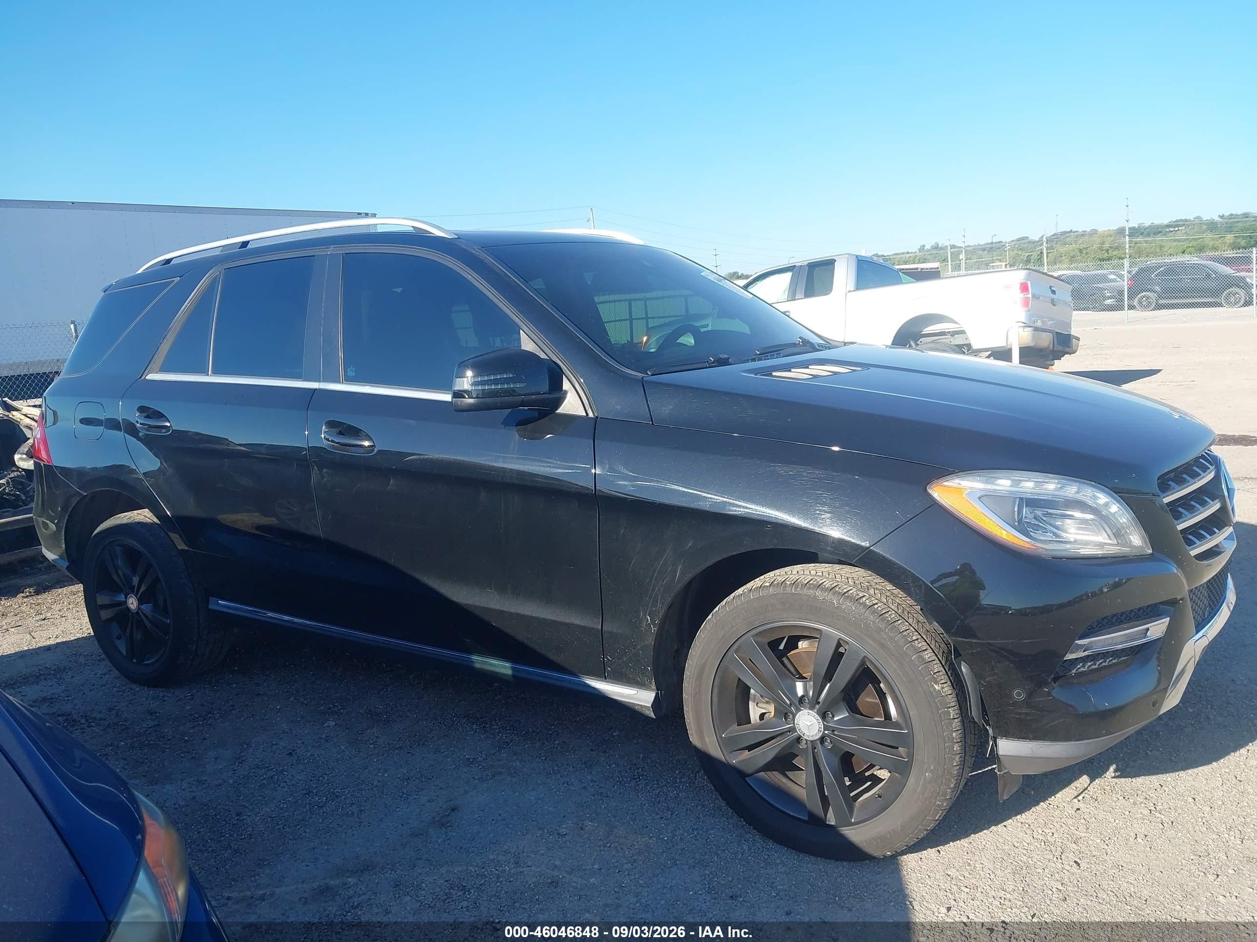 2014 Mercedes-benz Ml 350 Bluetec 4matic Black vin: 4JGDA2EB5EA268186