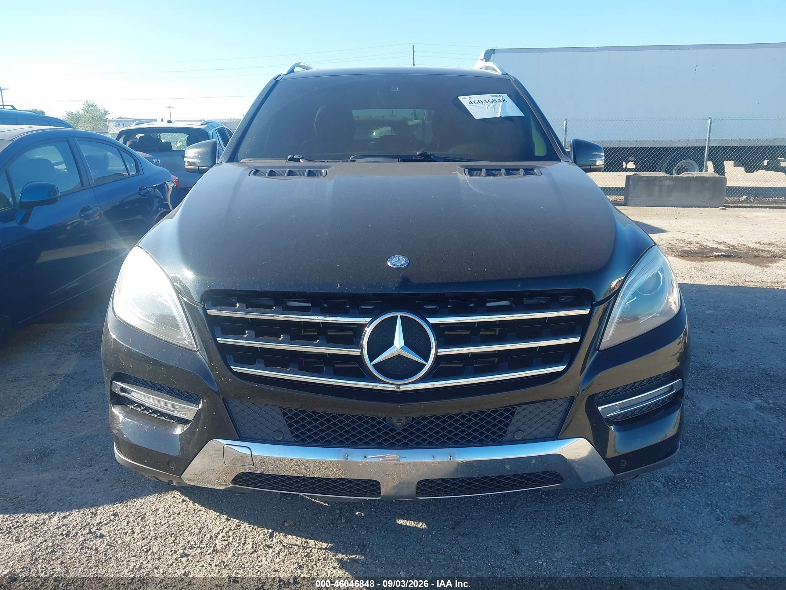 2014 Mercedes-benz Ml 350 Bluetec 4matic Black vin: 4JGDA2EB5EA268186