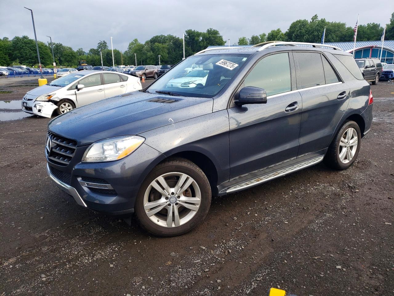 2014 Mercedes-benz Ml 350 Bluetec Gray vin: 4JGDA2EB5EA285196