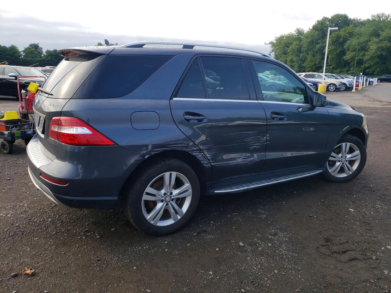 2014 Mercedes-benz Ml 350 Bluetec Gray vin: 4JGDA2EB5EA285196