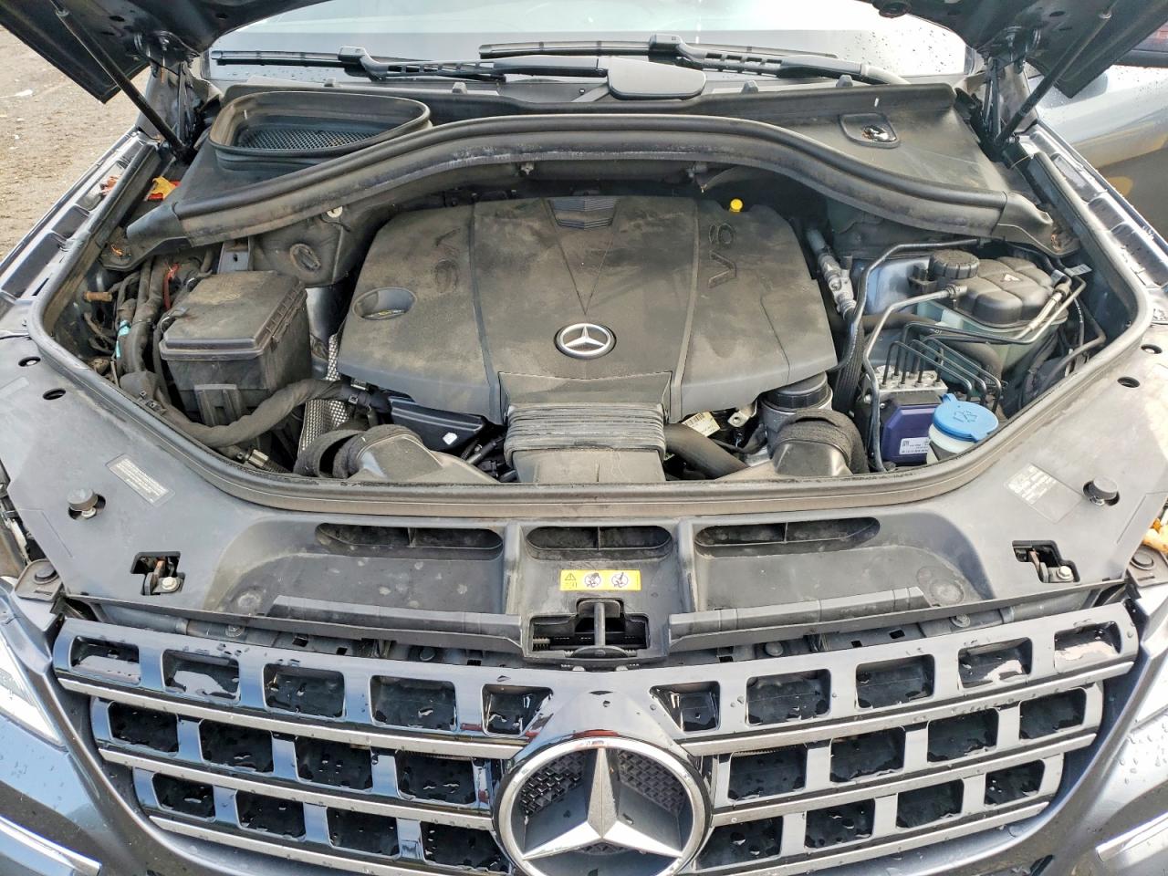 2014 Mercedes-benz Ml 350 Bluetec Gray vin: 4JGDA2EB5EA285196