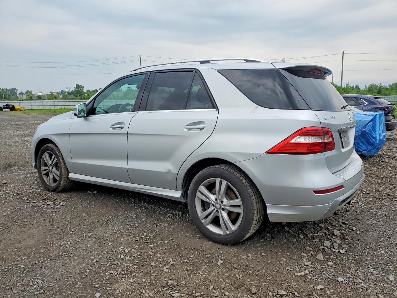 2015 Mercedes-benz Ml 350 Bluetec Silver vin: 4JGDA2EB5FA569042