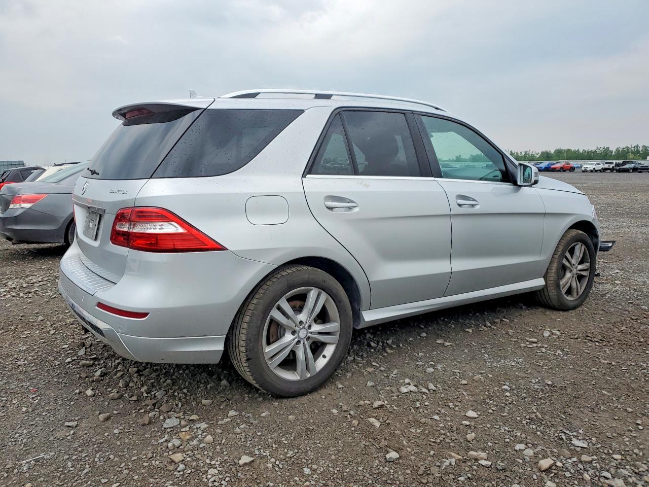 2015 Mercedes-benz Ml 350 Bluetec Silver vin: 4JGDA2EB5FA569042