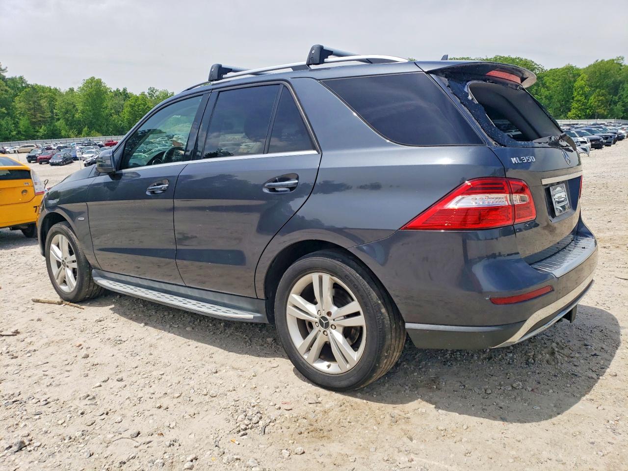 2012 Mercedes-benz Ml 350 Bluetec Silver vin: 4JGDA2EB6CA016167