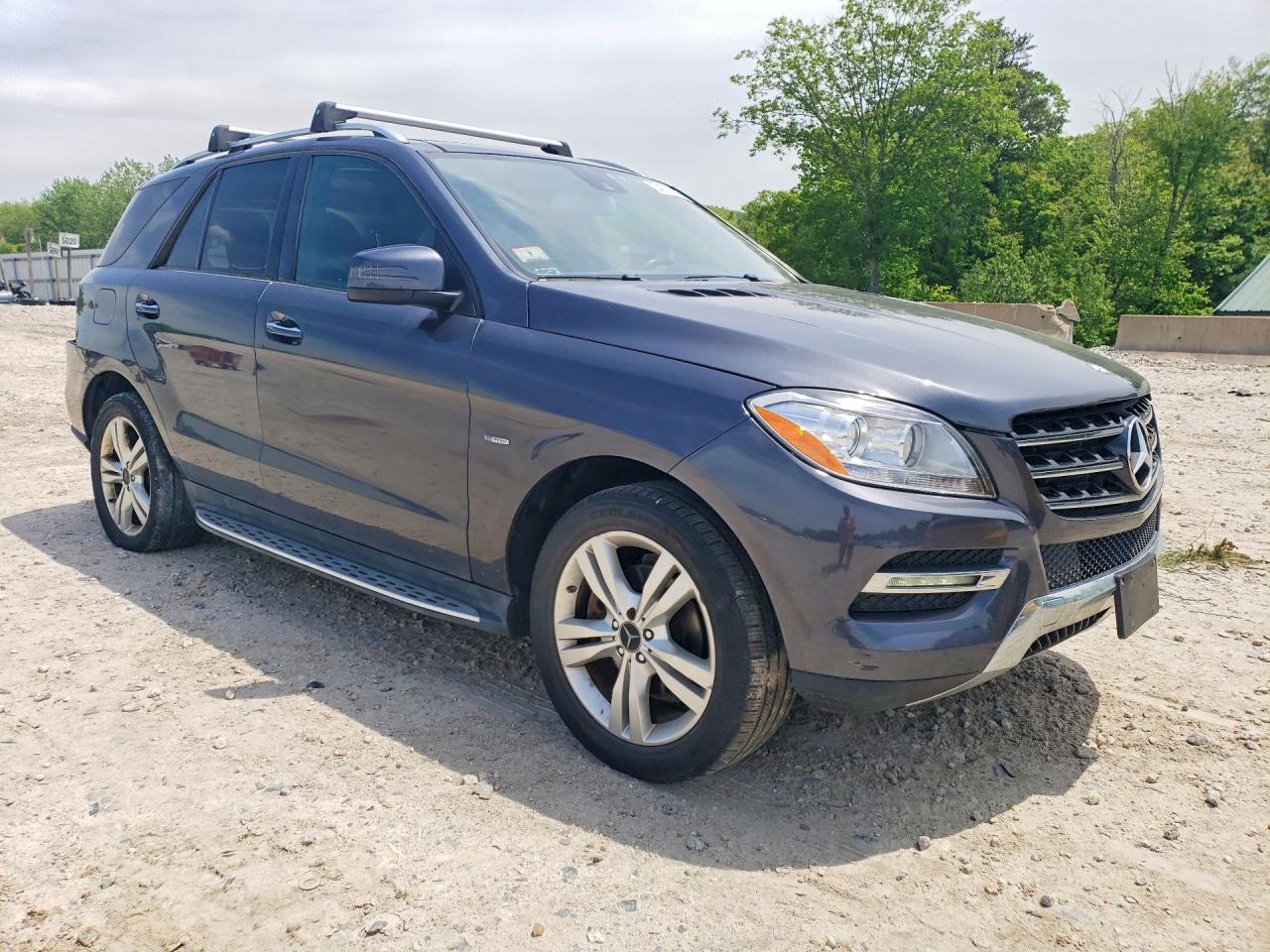 2012 Mercedes-benz Ml 350 Bluetec Silver vin: 4JGDA2EB6CA016167