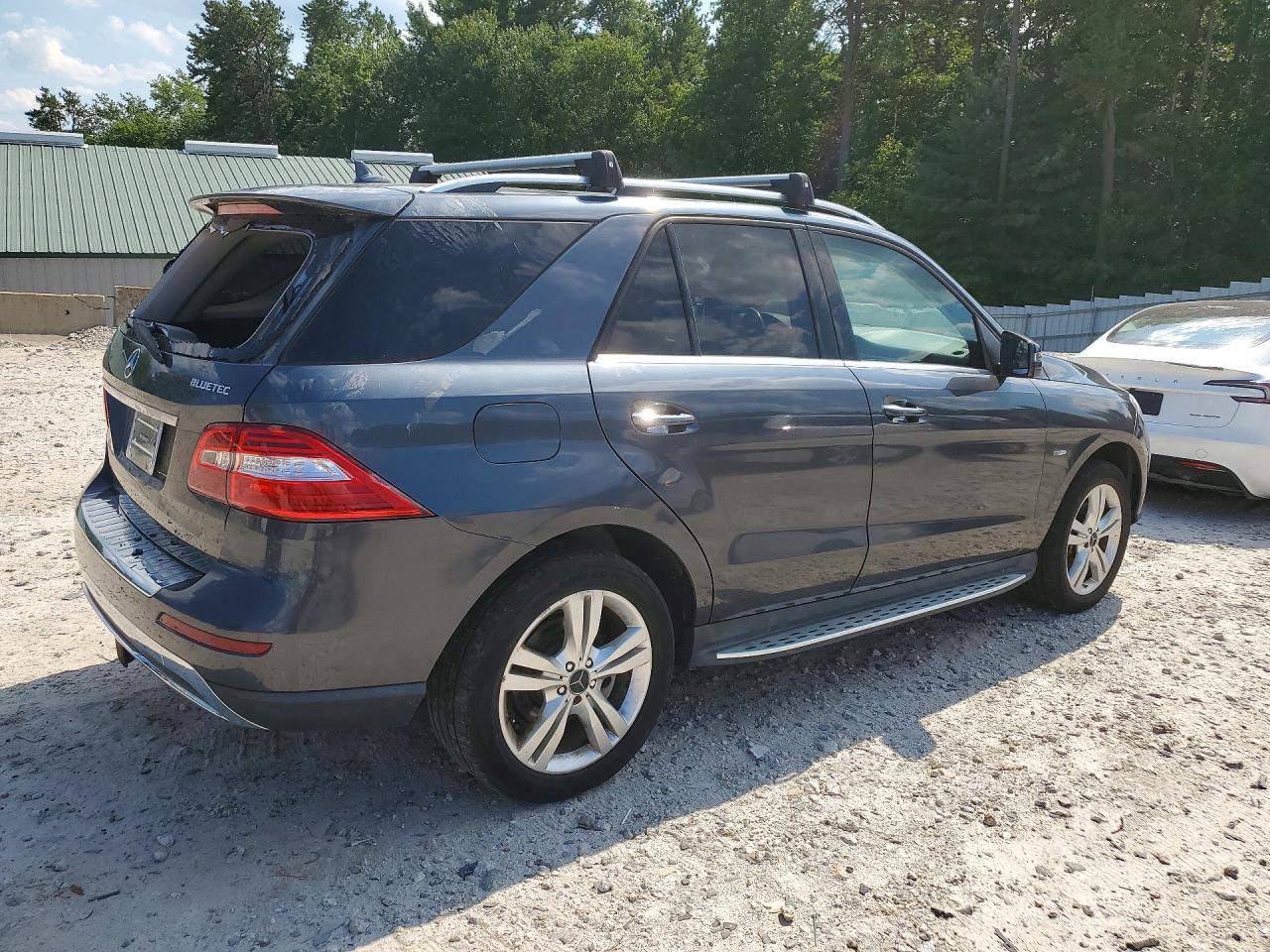2012 Mercedes-benz Ml 350 Bluetec Серый vin: 4JGDA2EB6CA016167
