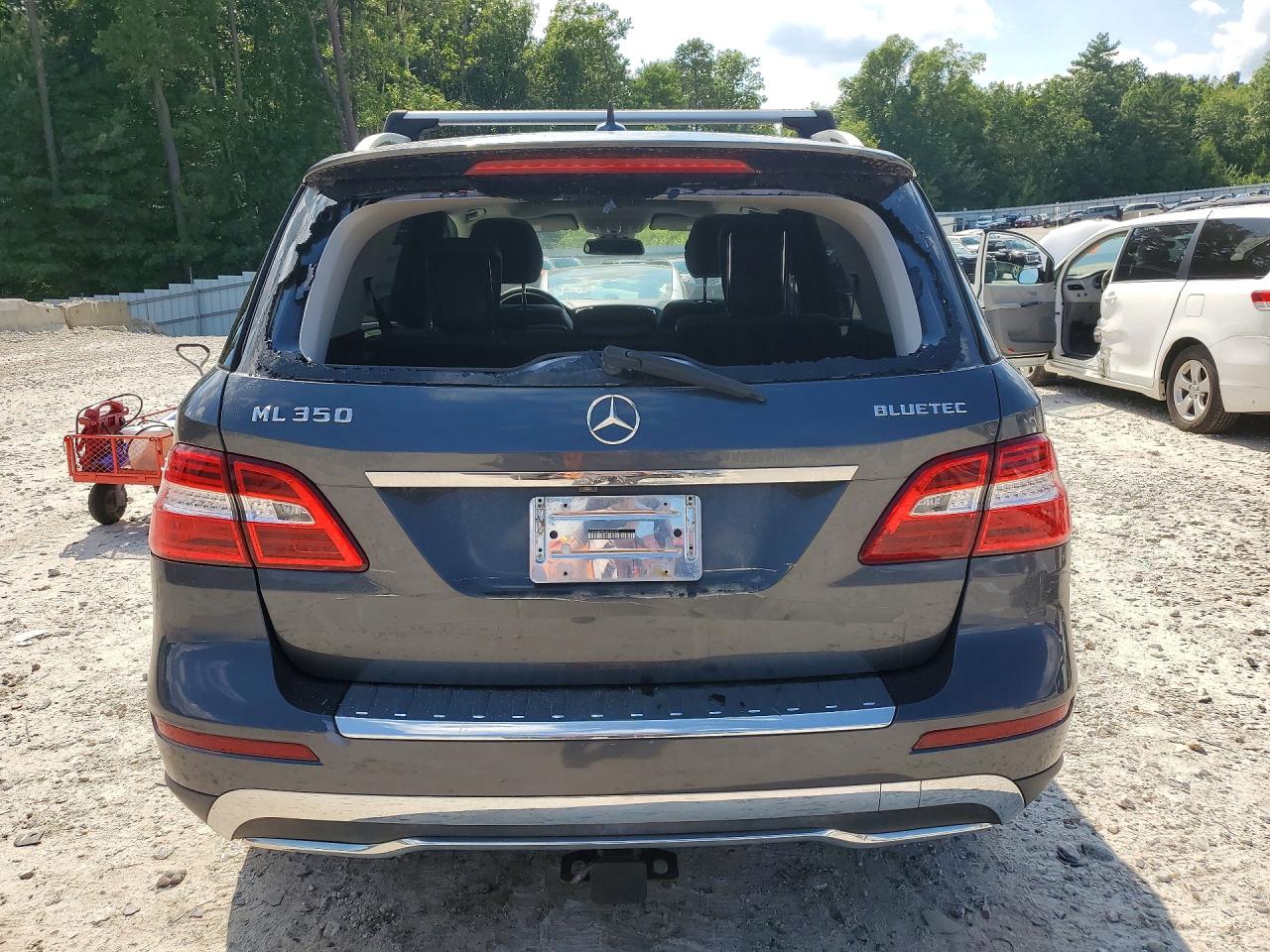 2012 Mercedes-benz Ml 350 Bluetec Серый vin: 4JGDA2EB6CA016167
