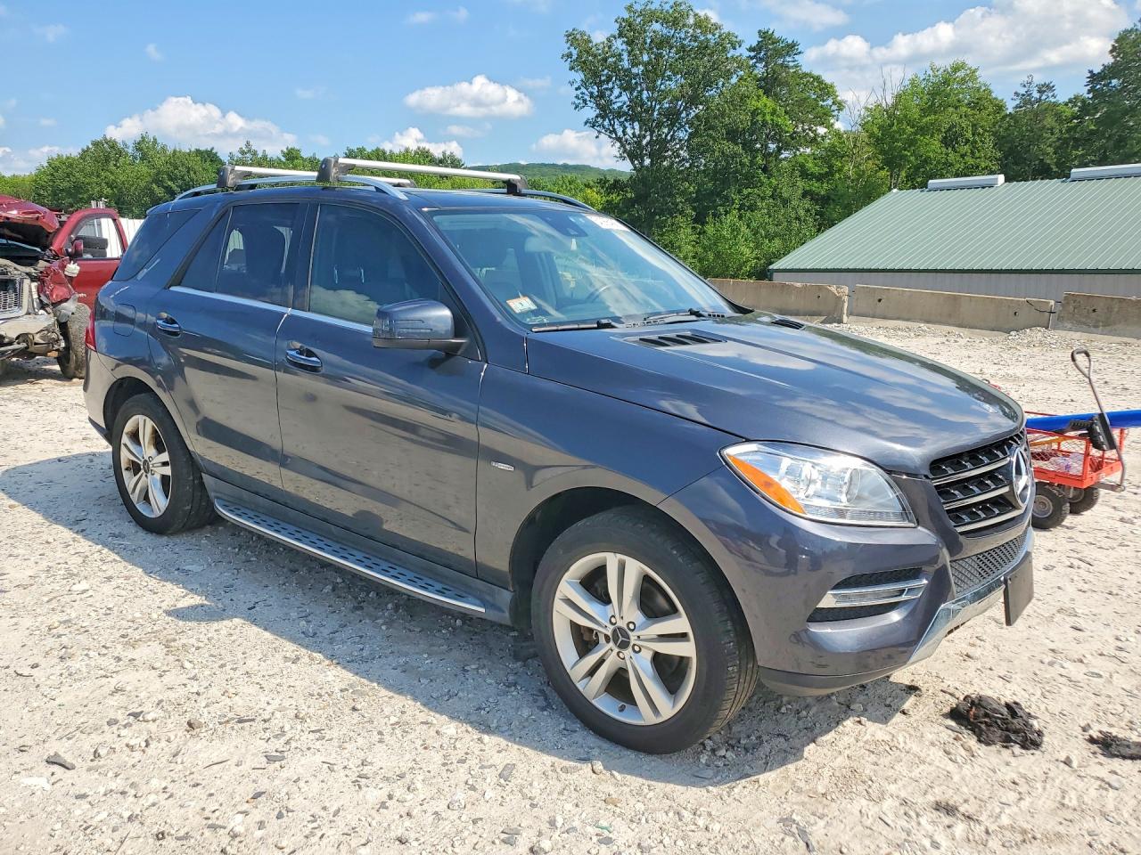 2012 Mercedes-benz Ml 350 Bluetec Серый vin: 4JGDA2EB6CA016167