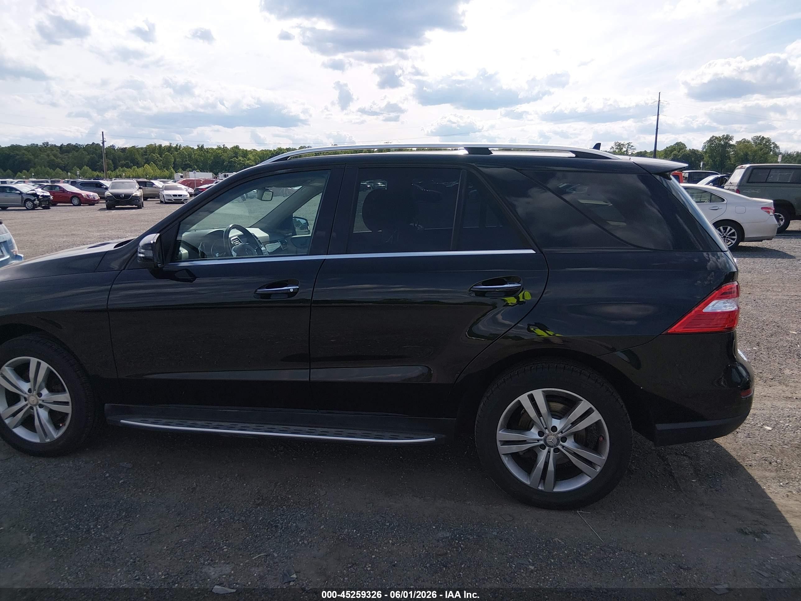 2013 Mercedes-benz Ml 350 Bluetec 4matic Black vin: 4JGDA2EB6DA154745