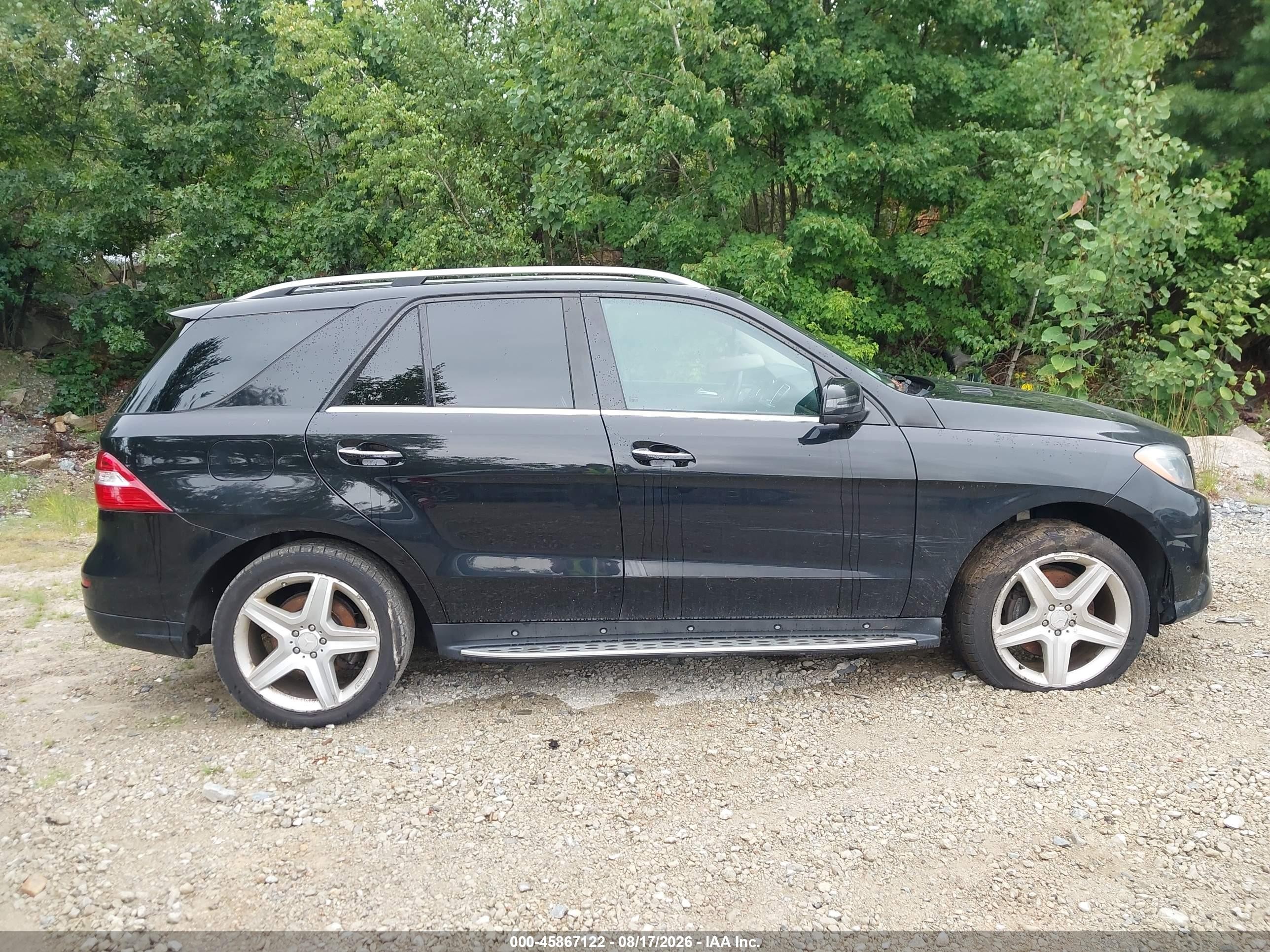 2014 Mercedes-benz Ml 350 Bluetec 4matic Black vin: 4JGDA2EB6EA309778