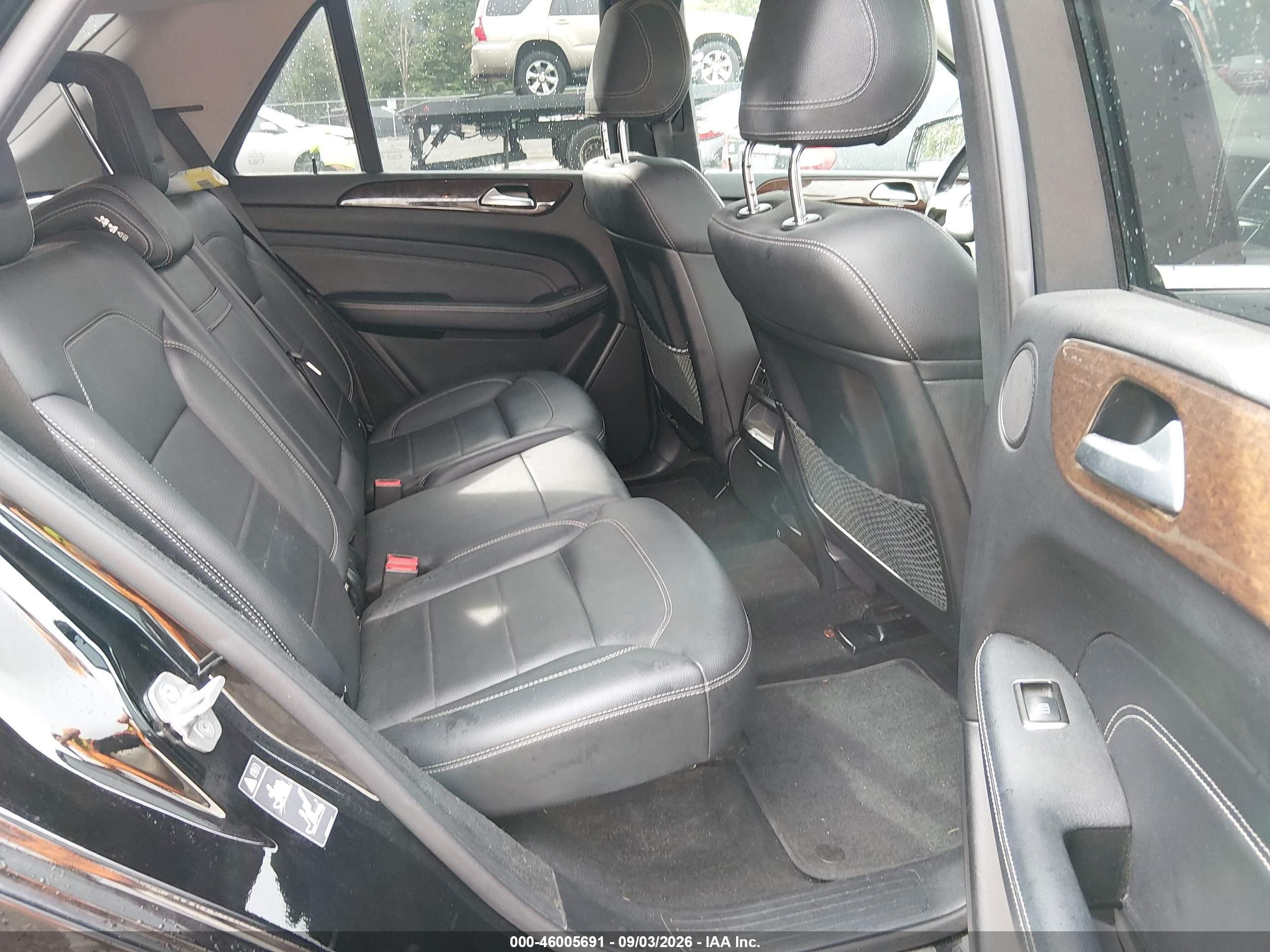 2012 Mercedes-benz Ml 350 Bluetec 4matic Black vin: 4JGDA2EB7CA023595