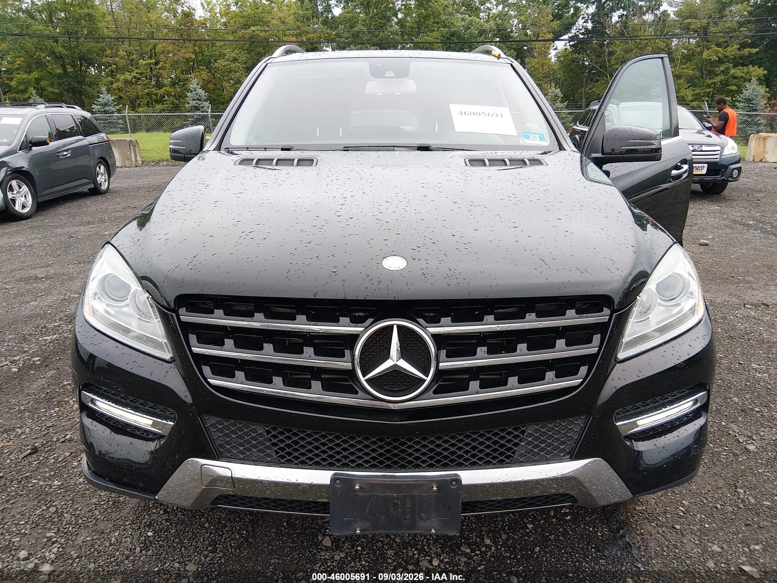 2012 Mercedes-benz Ml 350 Bluetec 4matic Black vin: 4JGDA2EB7CA023595