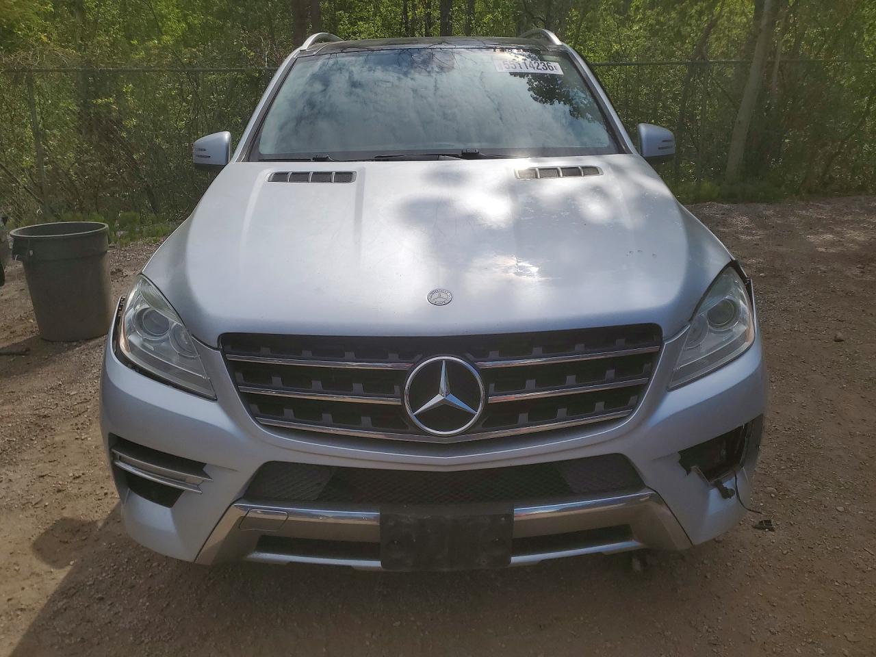 2012 Mercedes-benz Ml 350 Bluetec Silver vin: 4JGDA2EB7CA032118