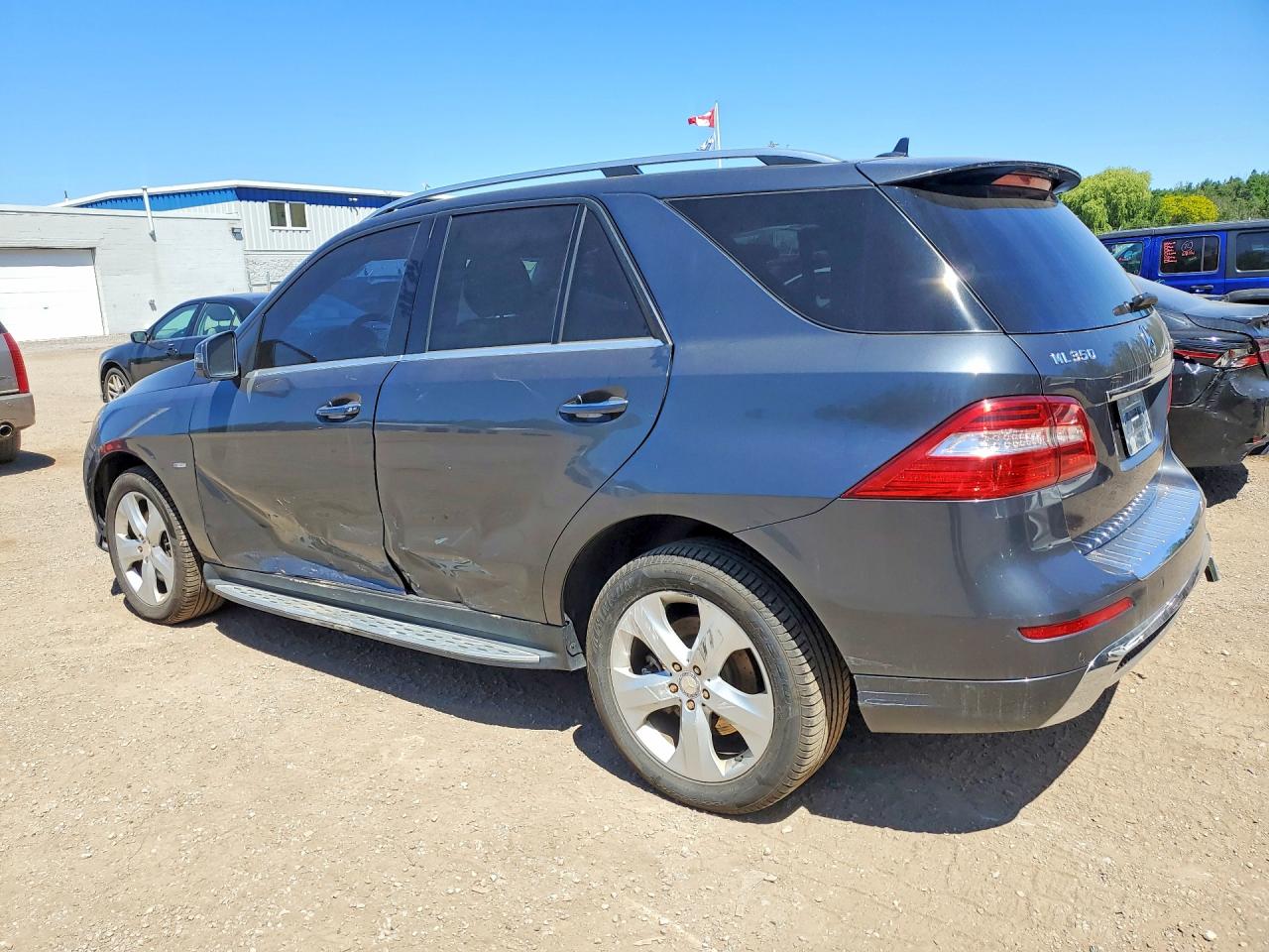 2012 Mercedes-benz Ml 350 Bluetec Gray vin: 4JGDA2EB7CA041269