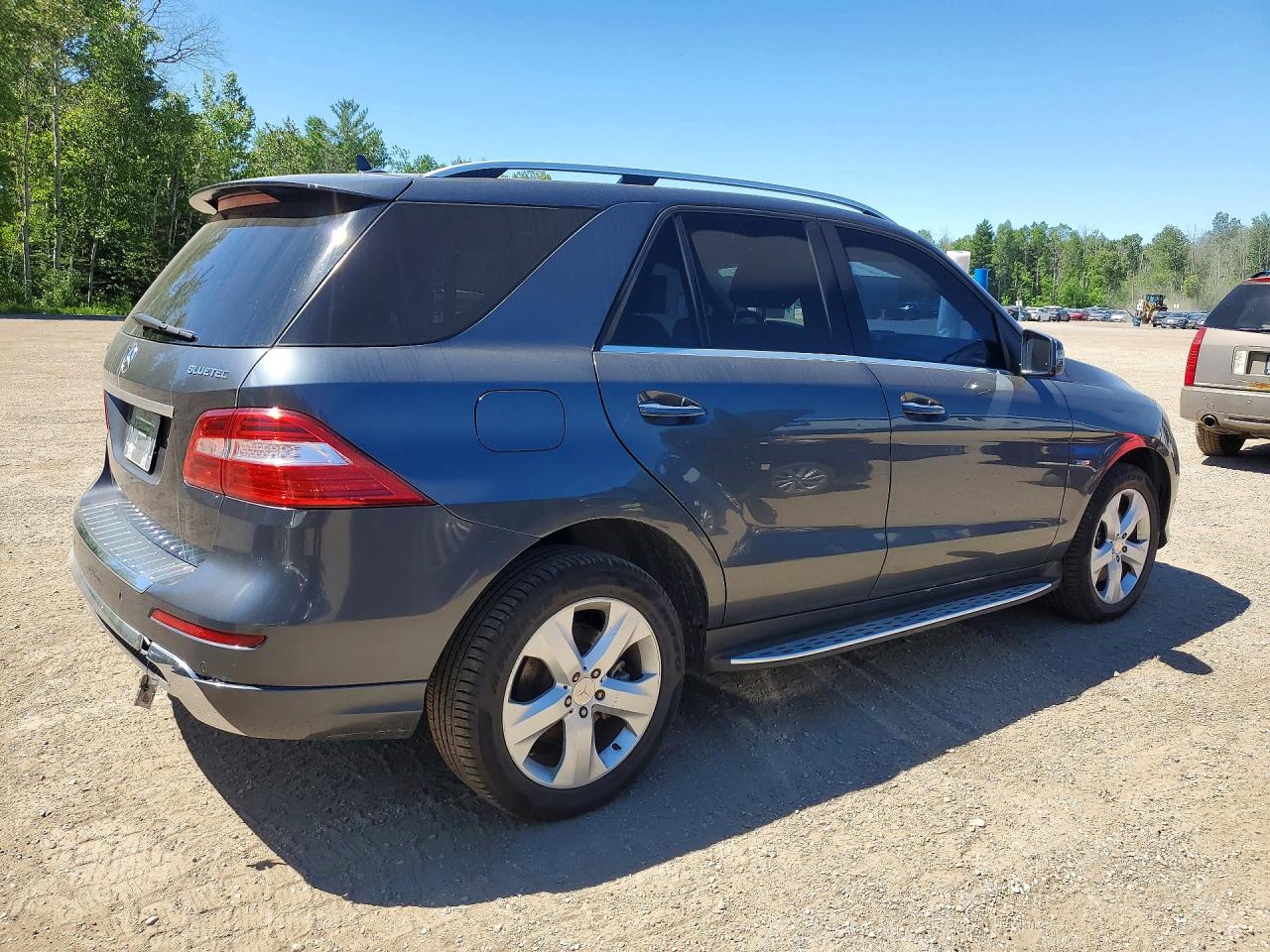 2012 Mercedes-benz Ml 350 Bluetec Gray vin: 4JGDA2EB7CA041269