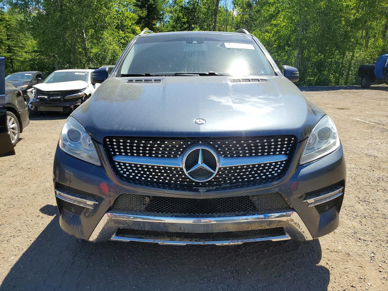 2012 Mercedes-benz Ml 350 Bluetec Gray vin: 4JGDA2EB7CA041269