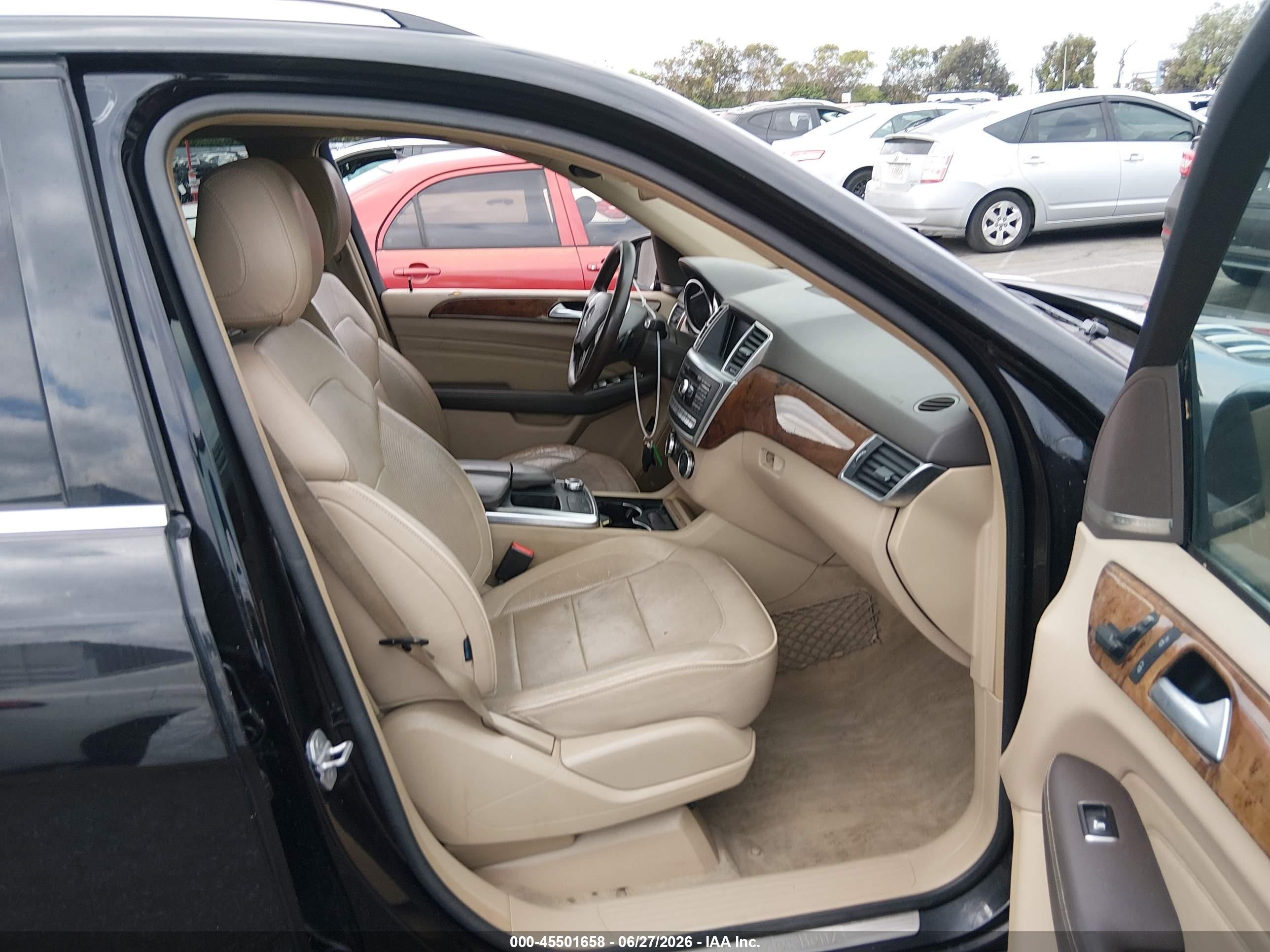 2012 Mercedes-benz Ml 350 Bluetec 4matic Черный vin: 4JGDA2EB7CA054748