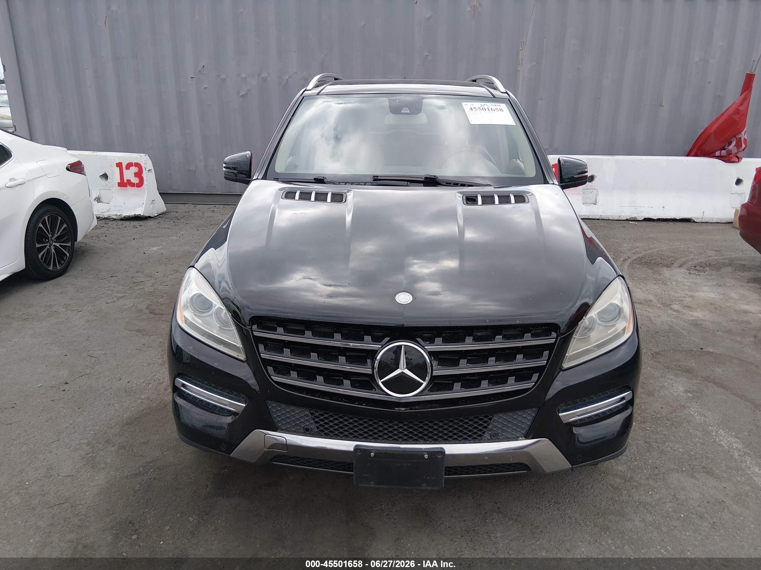 2012 Mercedes-benz Ml 350 Bluetec 4matic Черный vin: 4JGDA2EB7CA054748