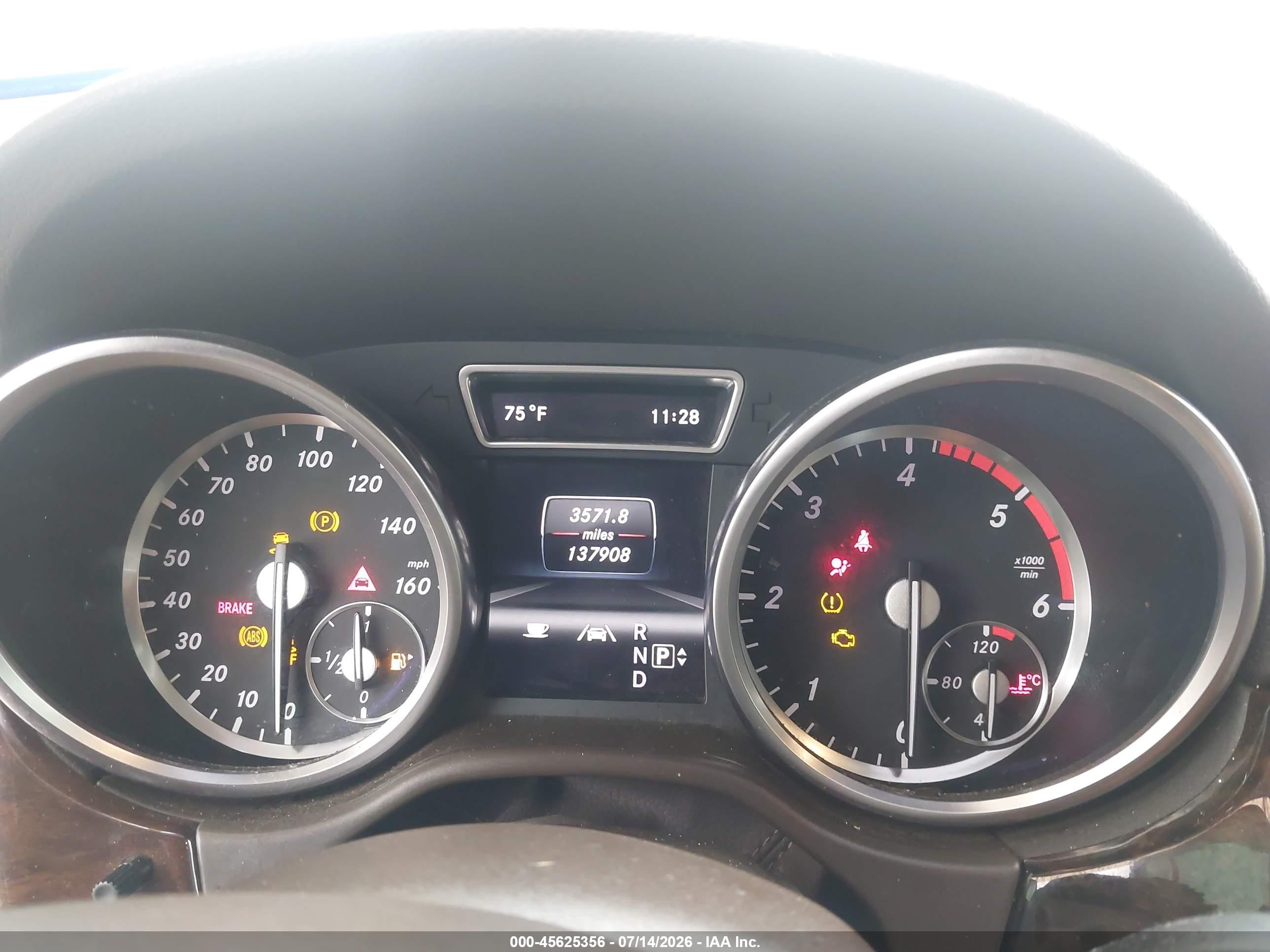 2013 Mercedes-benz Ml 350 Bluetec 4matic Champagne vin: 4JGDA2EB7DA182313