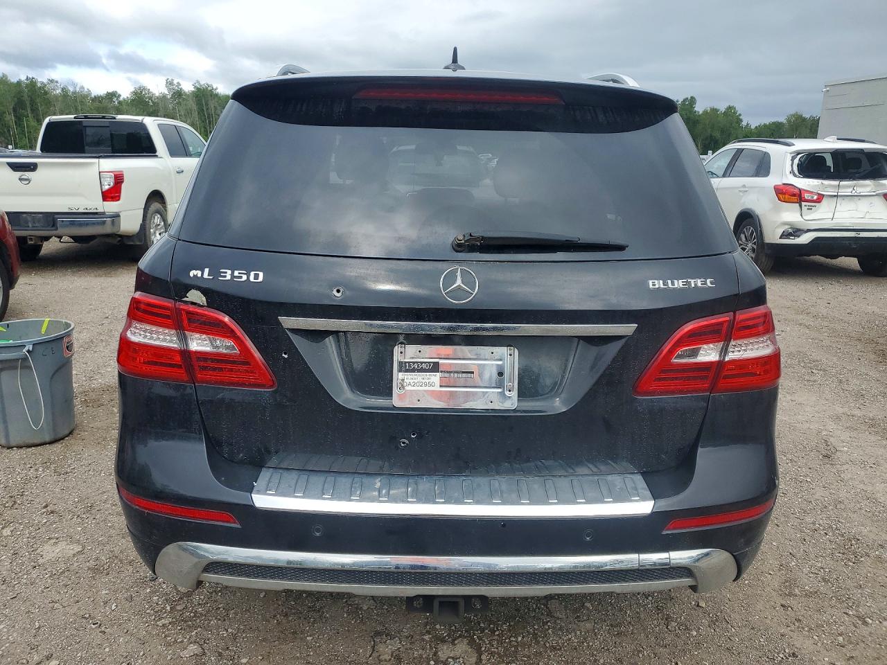 2013 Mercedes-benz Ml 350 Bluetec Black vin: 4JGDA2EB7DA202950