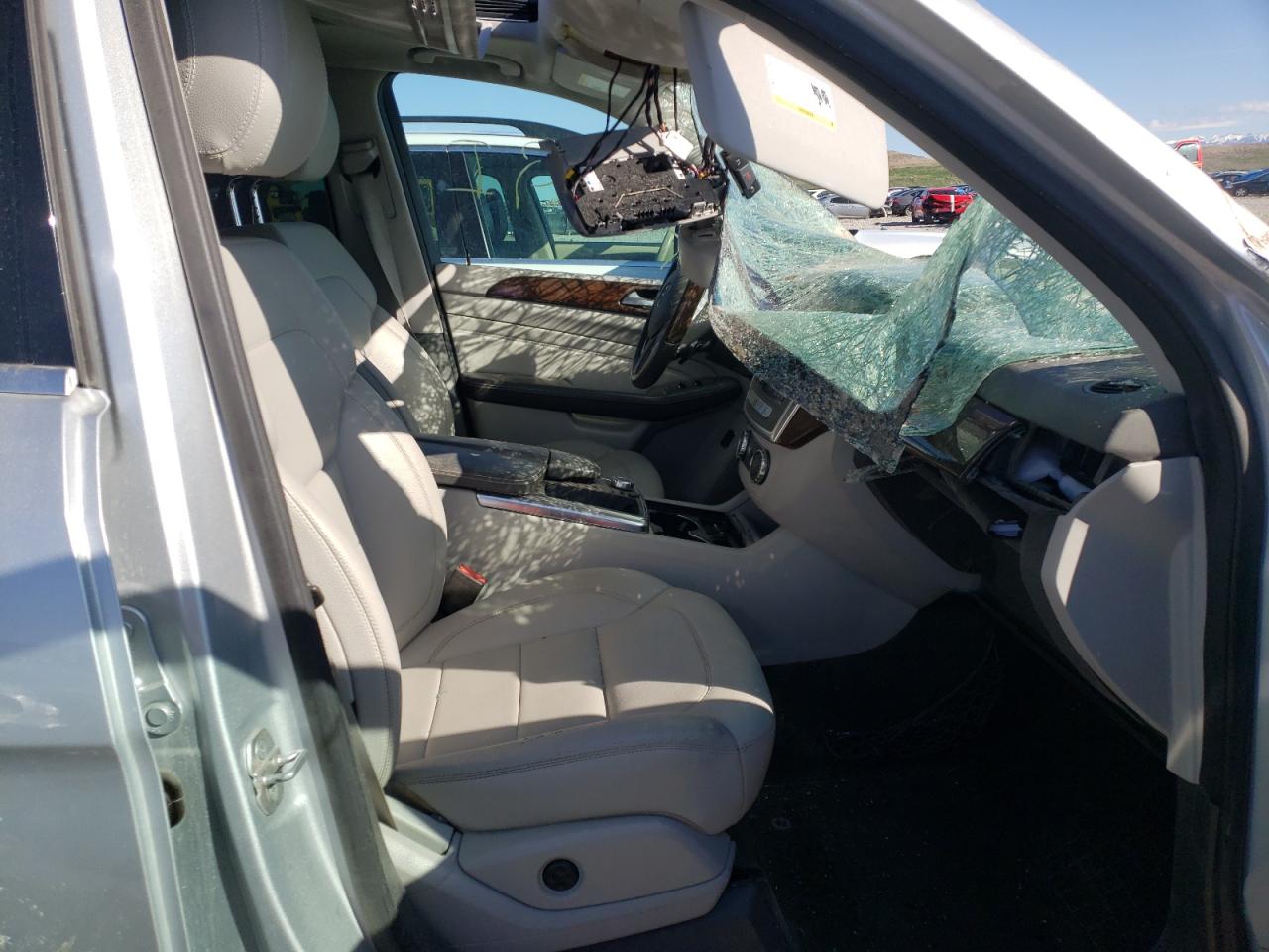 2012 Mercedes-benz Ml 350 Bluetec Silver vin: 4JGDA2EB8CA031477