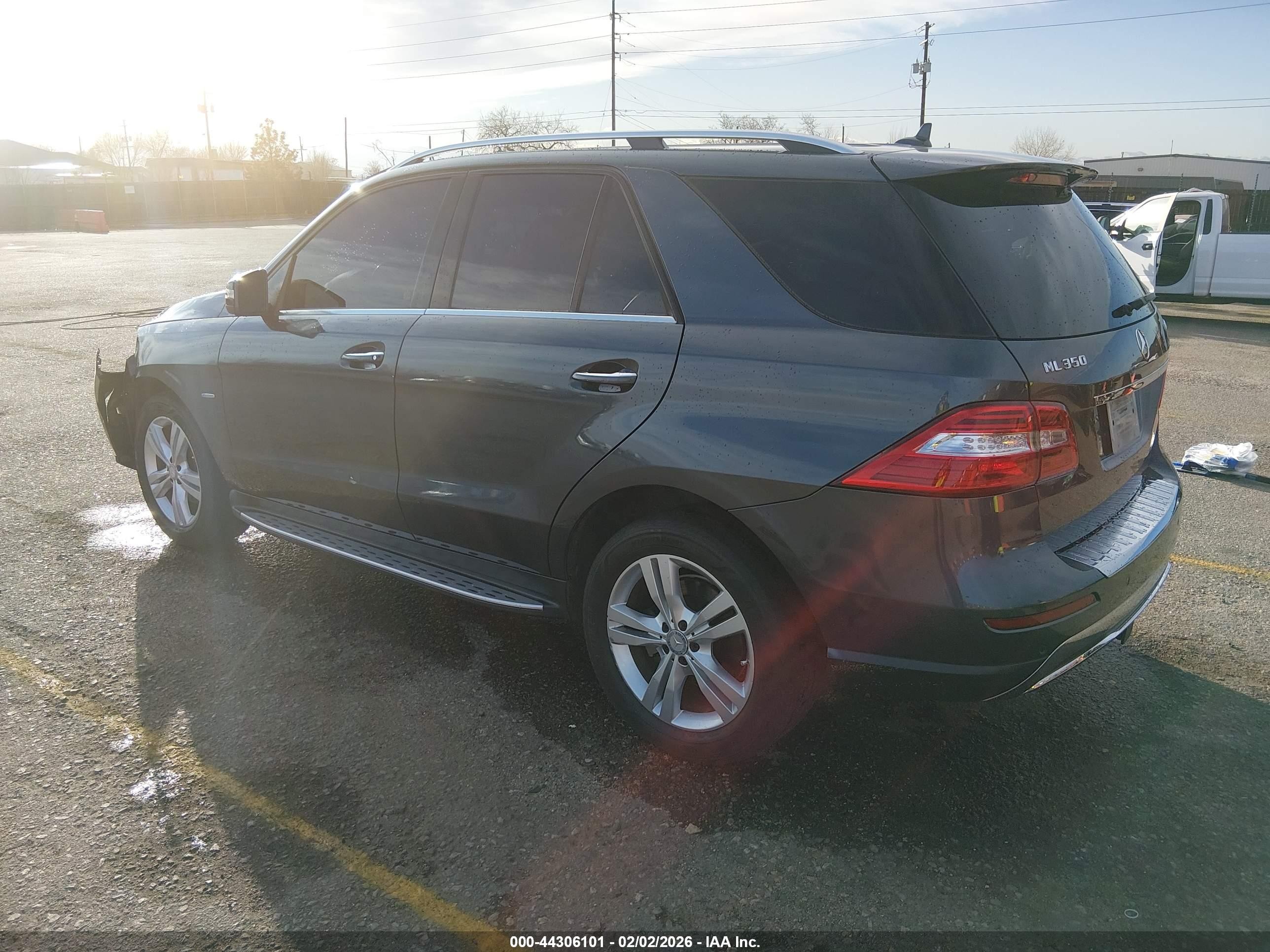 2012 Mercedes-benz Ml 350 Bluetec 4matic Gray vin: 4JGDA2EB8CA060672
