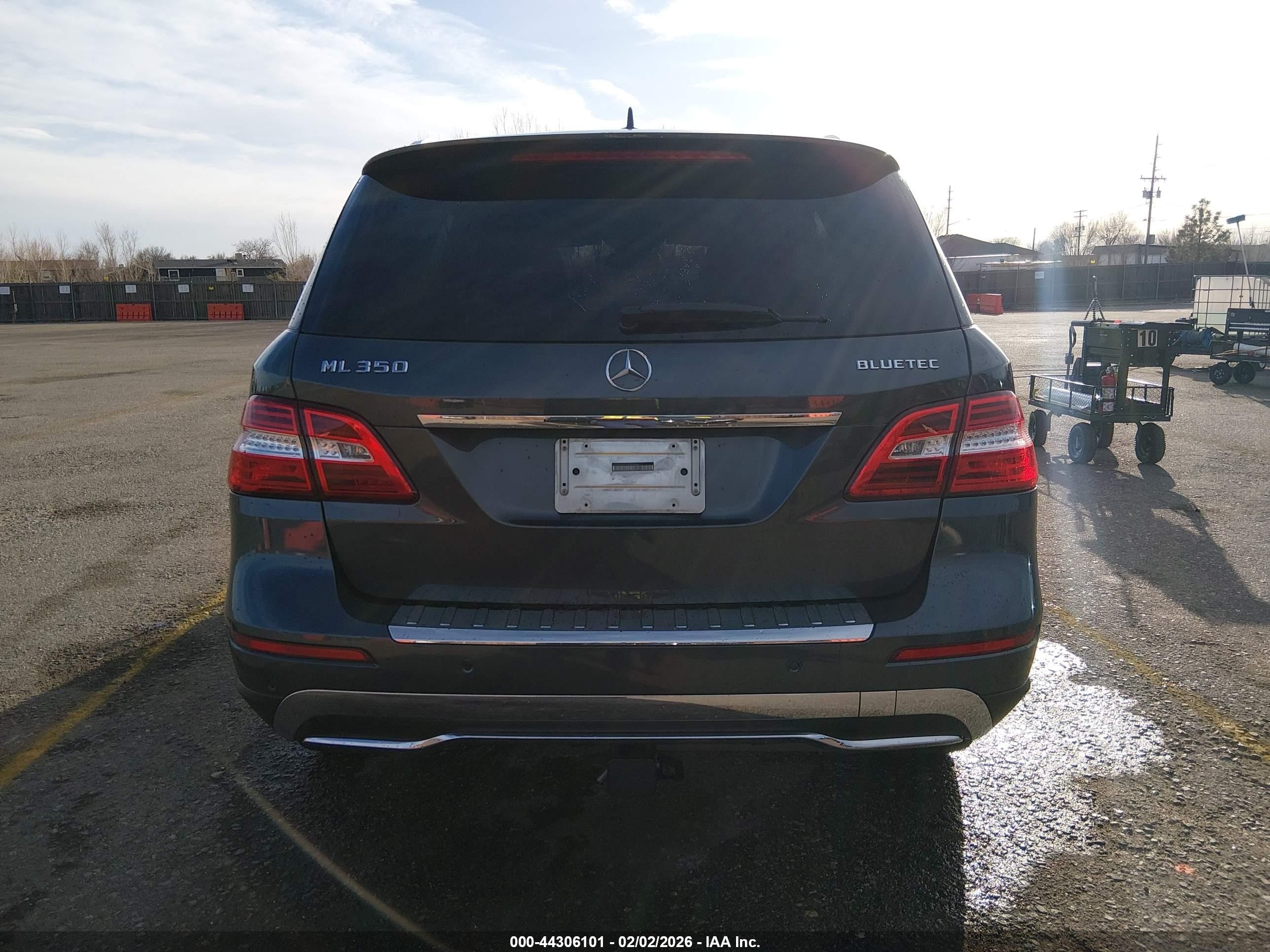 2012 Mercedes-benz Ml 350 Bluetec 4matic Gray vin: 4JGDA2EB8CA060672