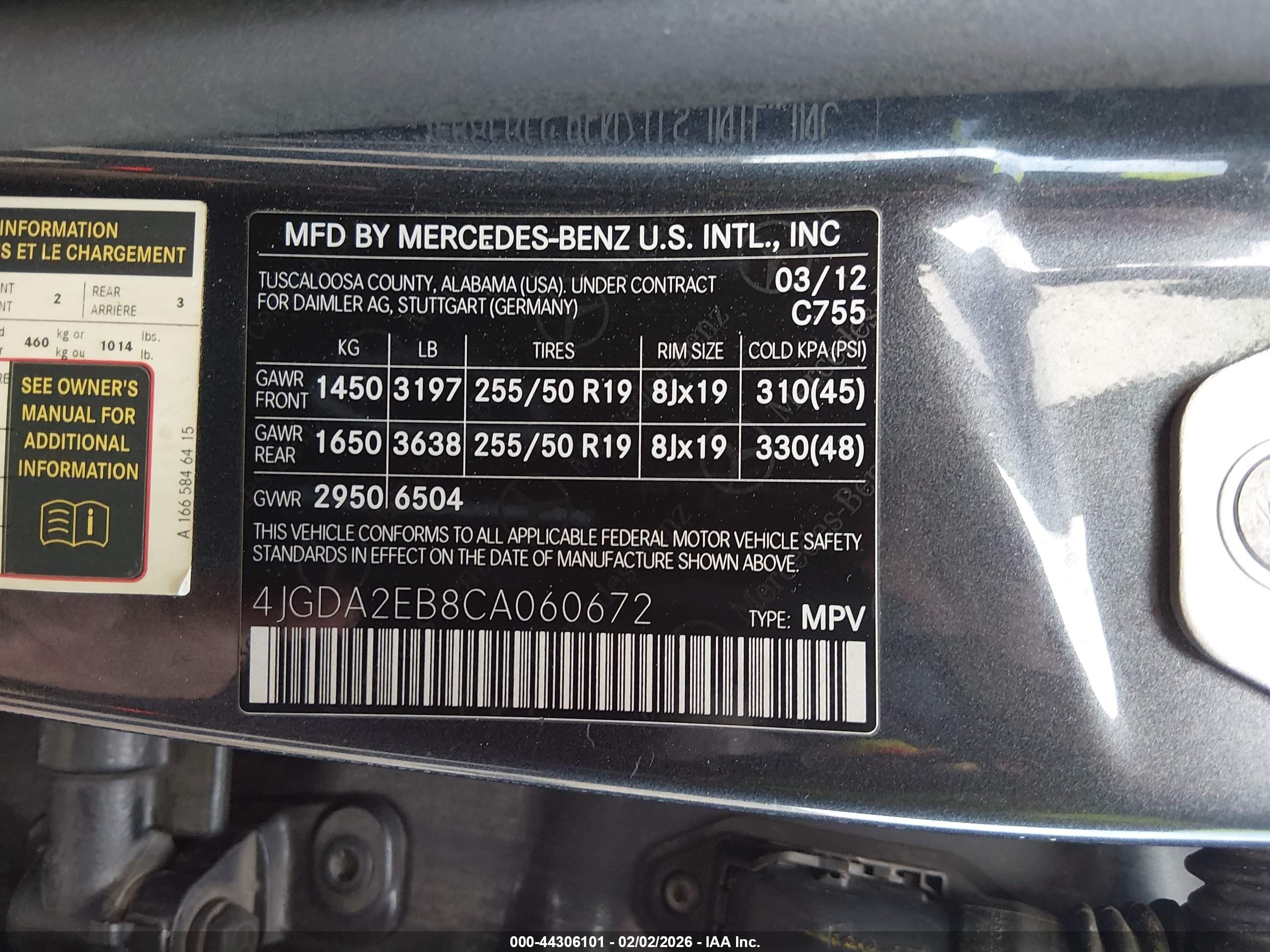 2012 Mercedes-benz Ml 350 Bluetec 4matic Gray vin: 4JGDA2EB8CA060672