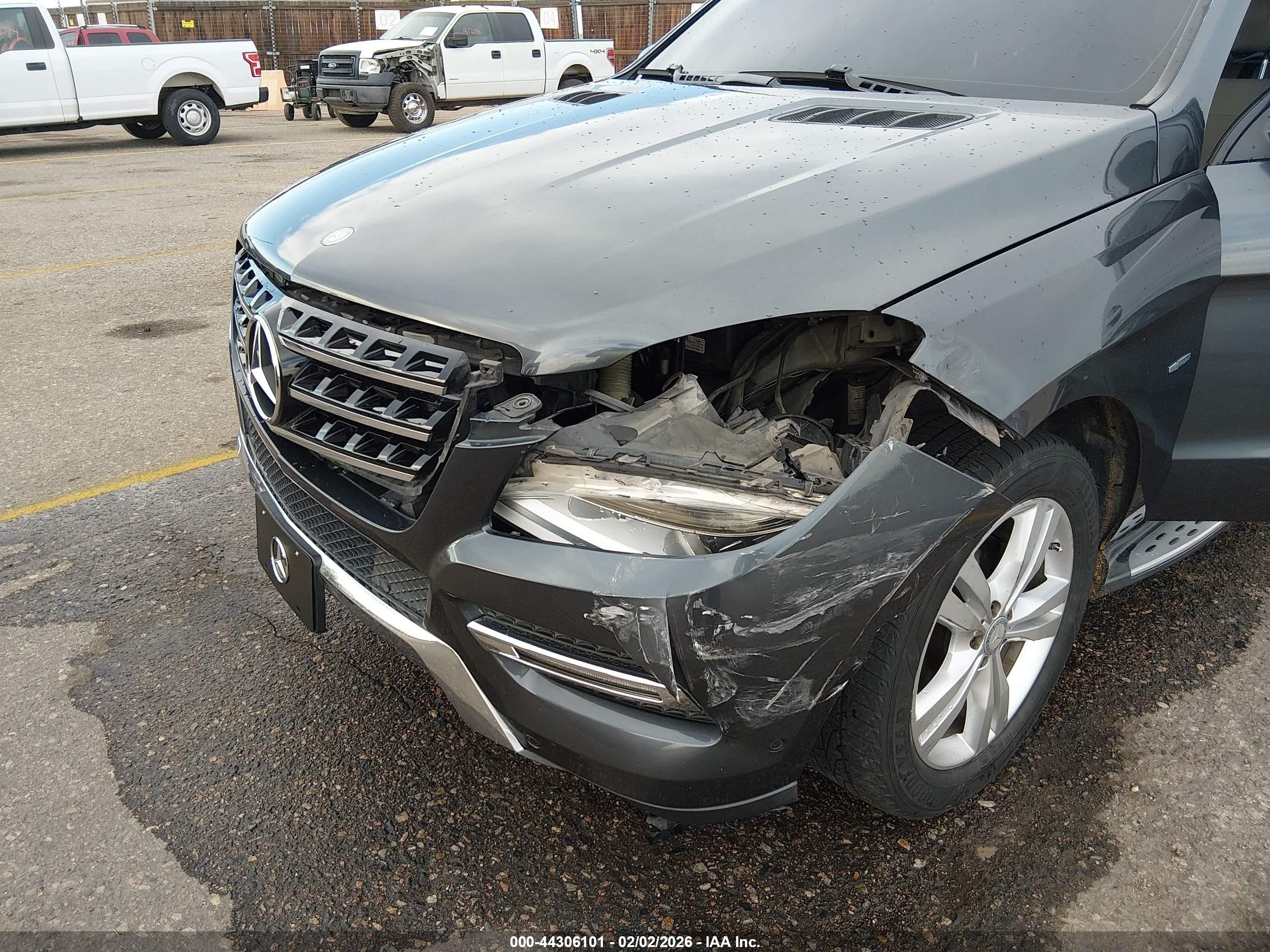 2012 Mercedes-benz Ml 350 Bluetec 4matic Gray vin: 4JGDA2EB8CA060672
