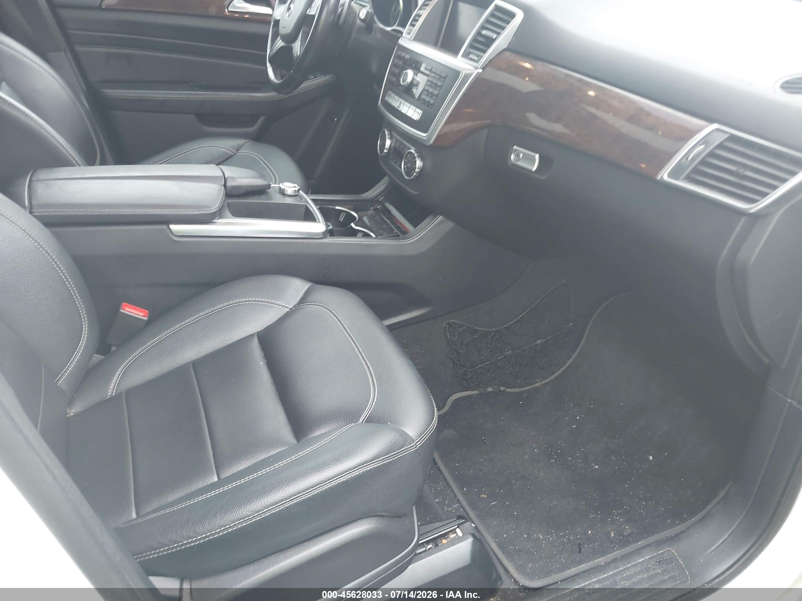 2012 Mercedes-benz Ml 350 Bluetec 4matic White vin: 4JGDA2EB8CA095292