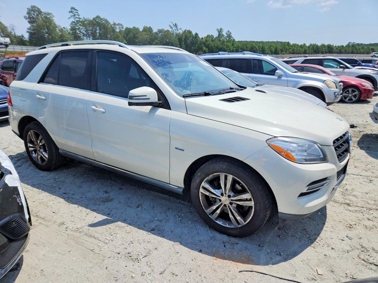 2012 Mercedes-benz Ml 350 Bluetec White vin: 4JGDA2EB8CA095292