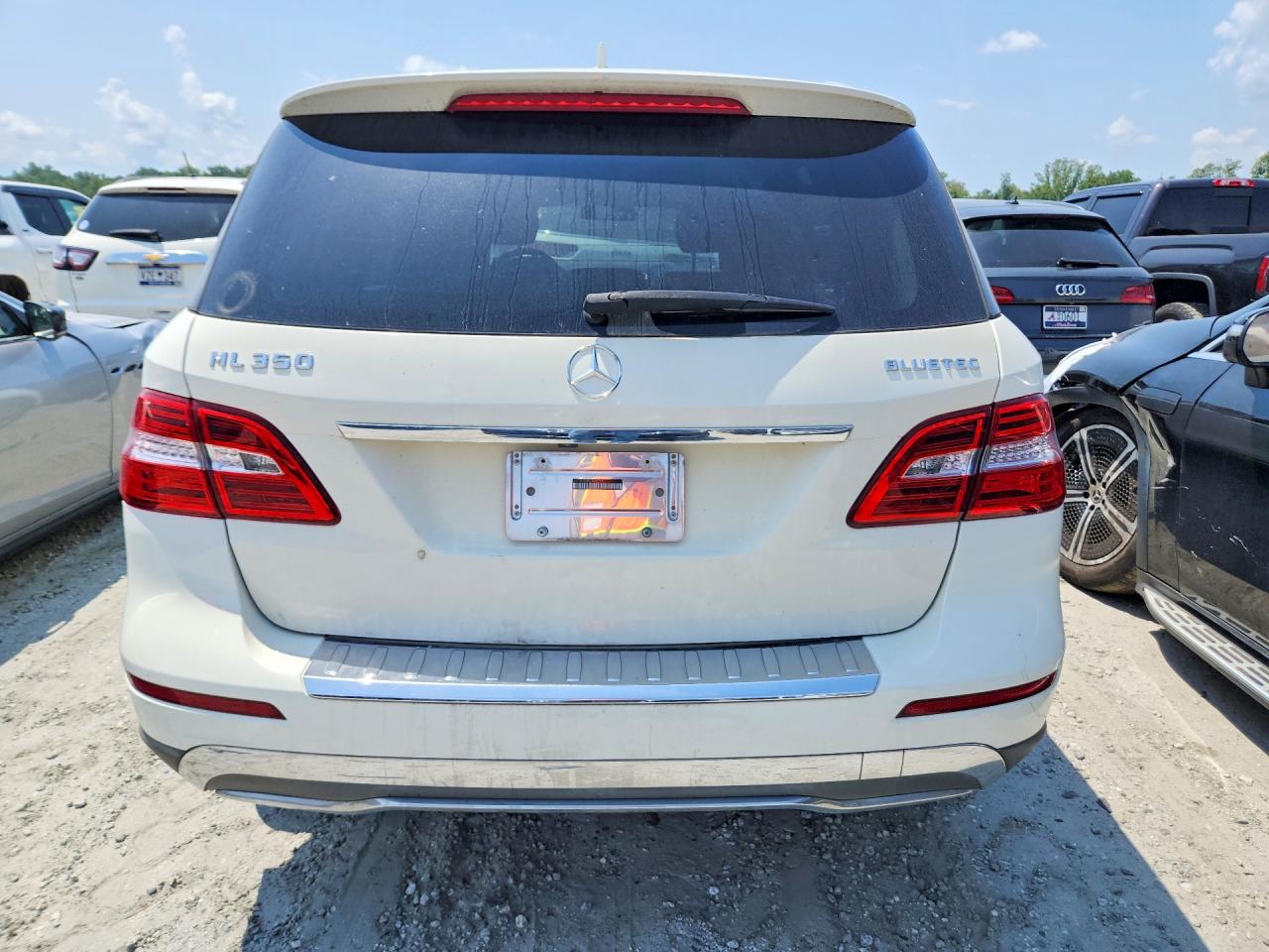 2012 Mercedes-benz Ml 350 Bluetec White vin: 4JGDA2EB8CA095292