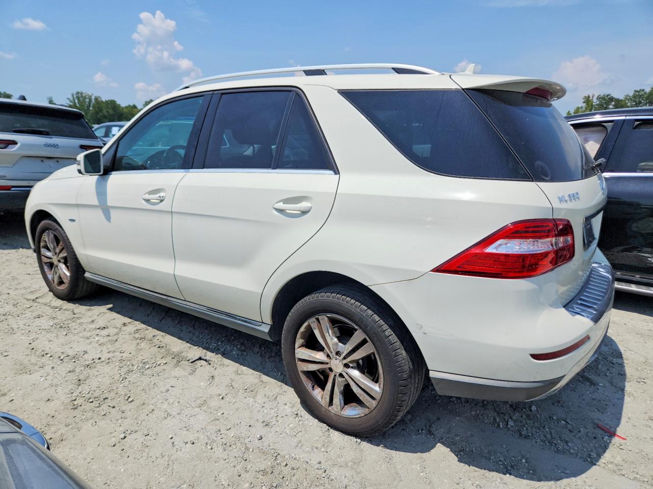 2012 Mercedes-benz Ml 350 Bluetec White vin: 4JGDA2EB8CA095292
