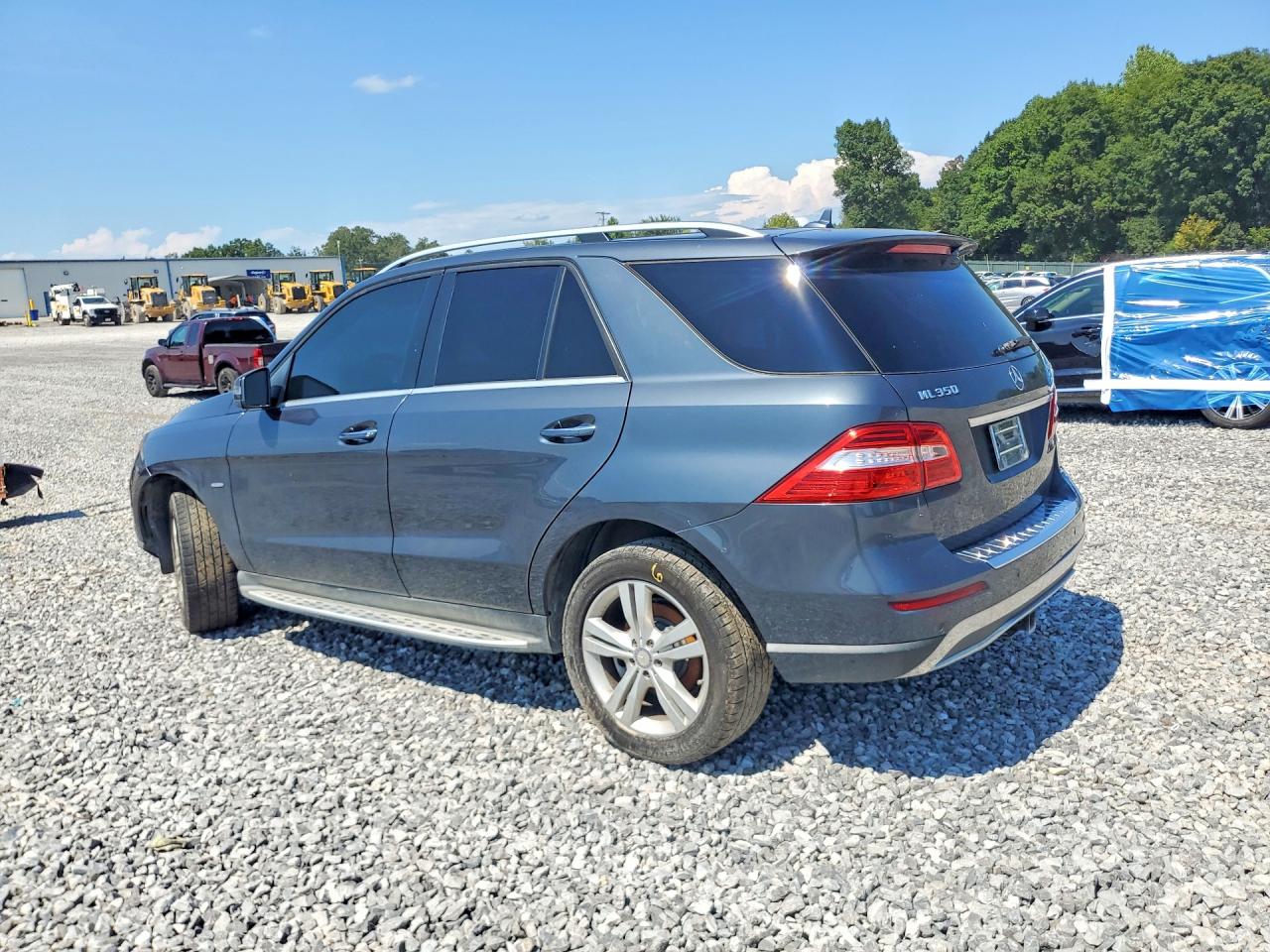 2012 Mercedes-benz Ml 350 Bluetec Gray vin: 4JGDA2EB8CA095390