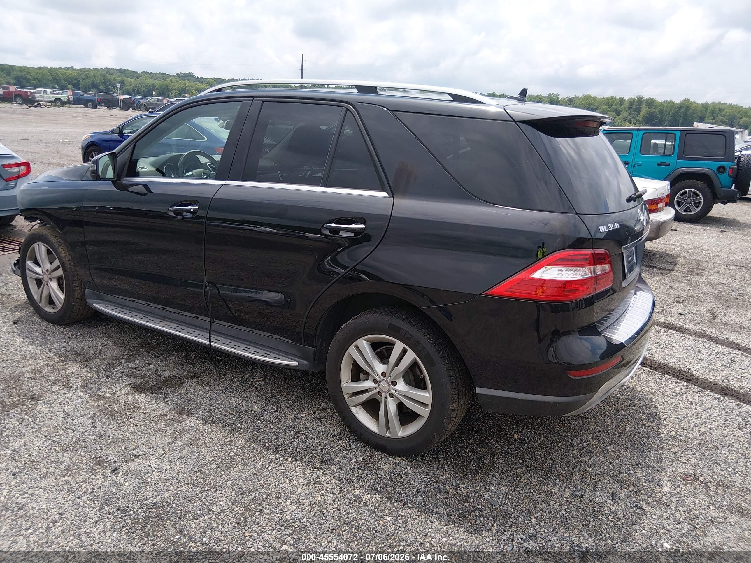 2014 Mercedes-benz Ml 350 Bluetec 4matic Black vin: 4JGDA2EB8EA314643