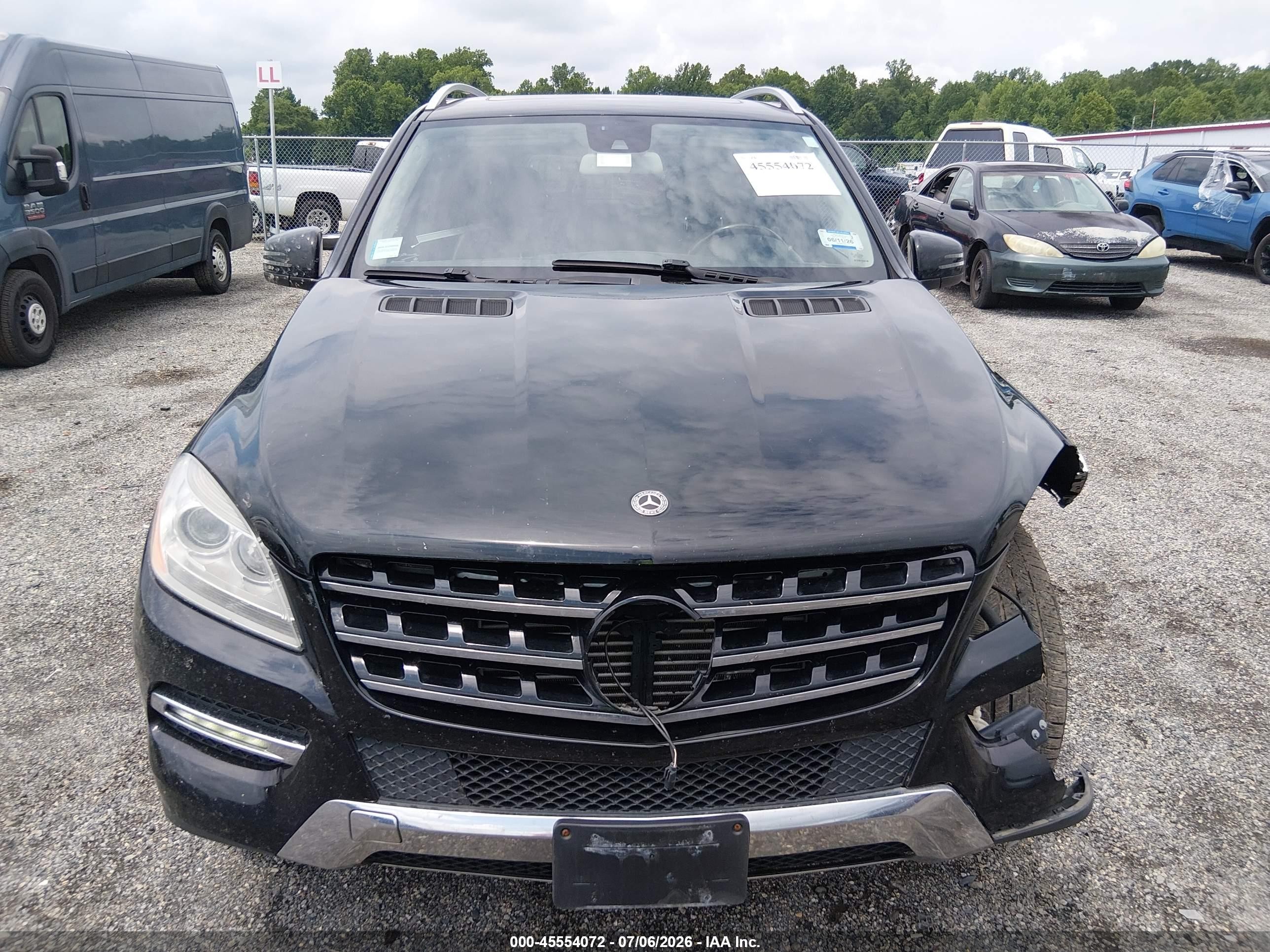 2014 Mercedes-benz Ml 350 Bluetec 4matic Black vin: 4JGDA2EB8EA314643