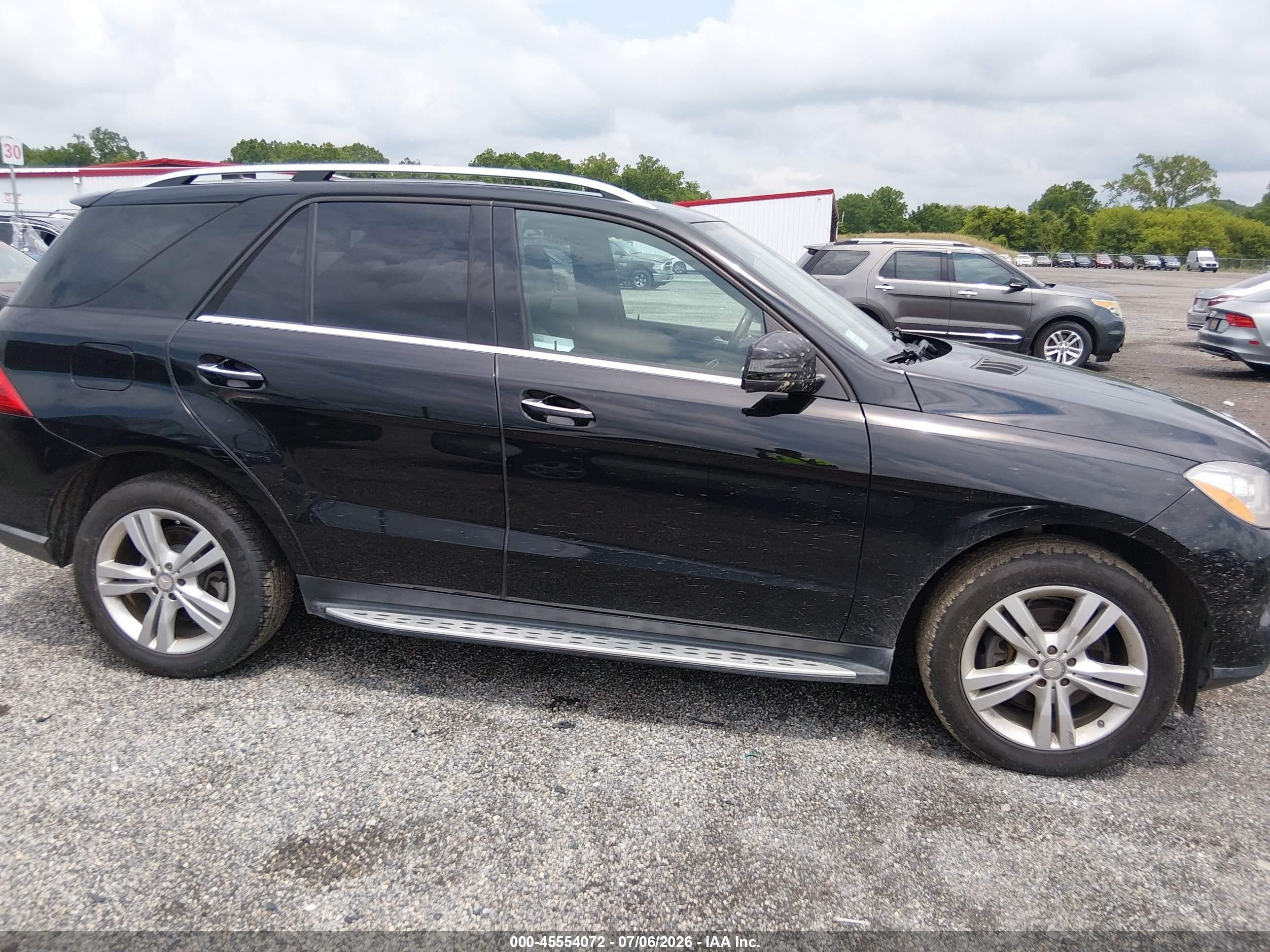 2014 Mercedes-benz Ml 350 Bluetec 4matic Black vin: 4JGDA2EB8EA314643