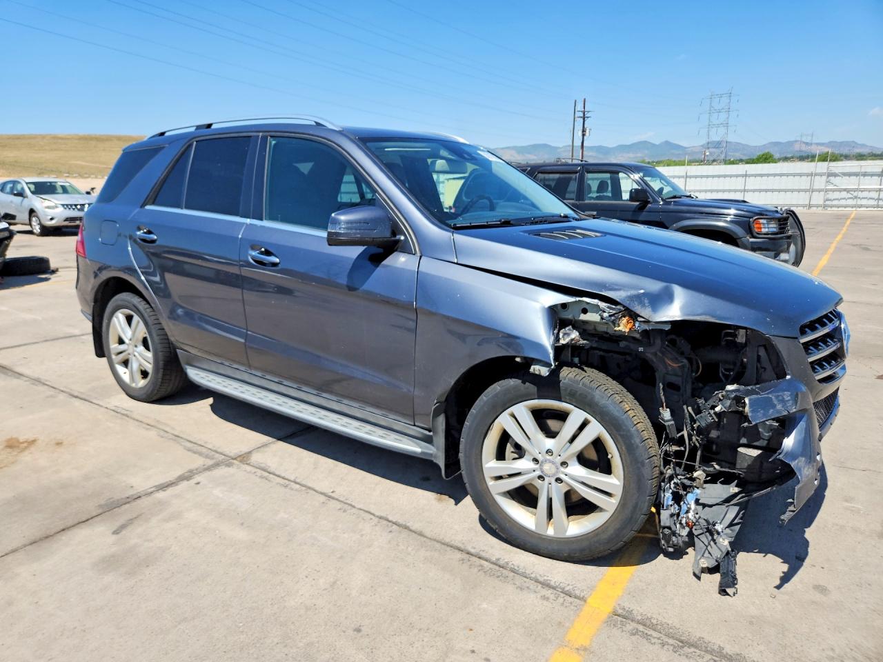2014 Mercedes-benz Ml 350 Bluetec Black vin: 4JGDA2EB8EA352891
