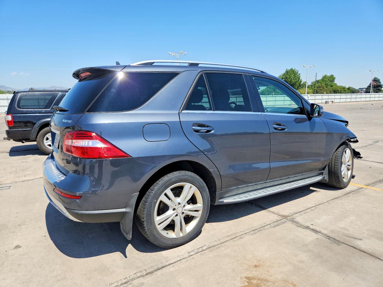 2014 Mercedes-benz Ml 350 Bluetec Black vin: 4JGDA2EB8EA352891