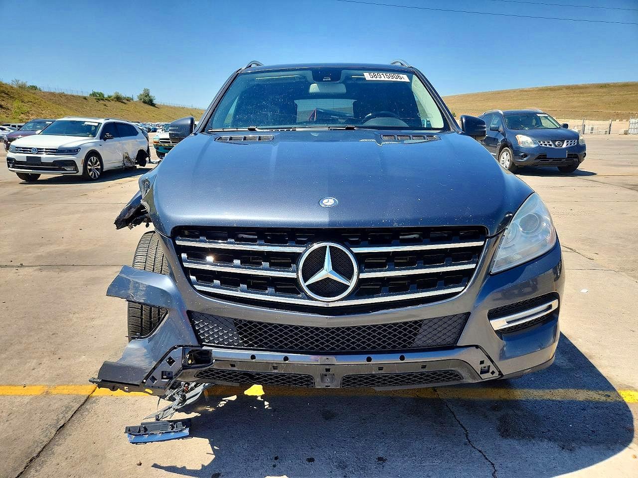 2014 Mercedes-benz Ml 350 Bluetec Black vin: 4JGDA2EB8EA352891