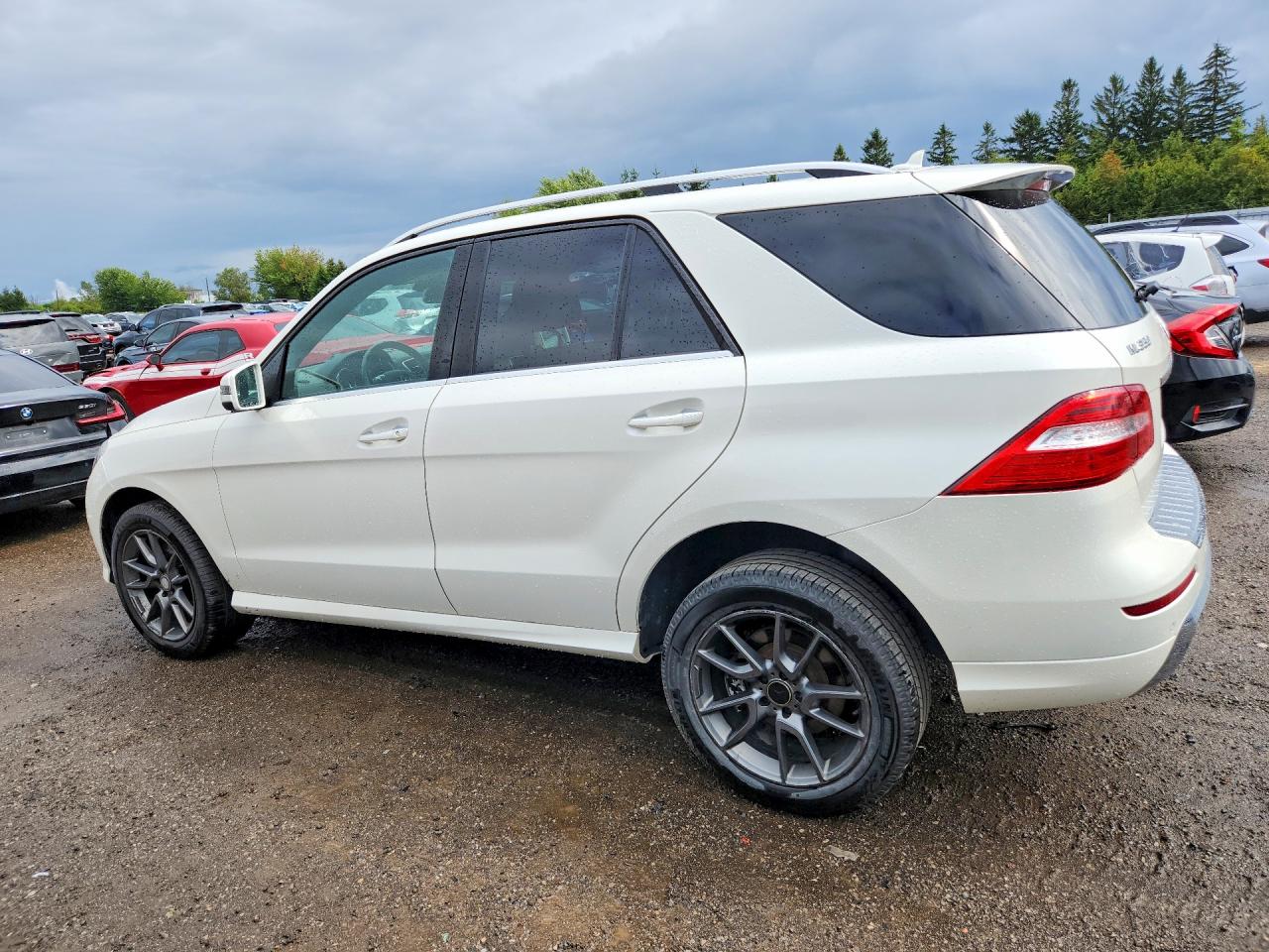 2014 Mercedes-benz Ml 350 Bluetec White vin: 4JGDA2EB8EA419232